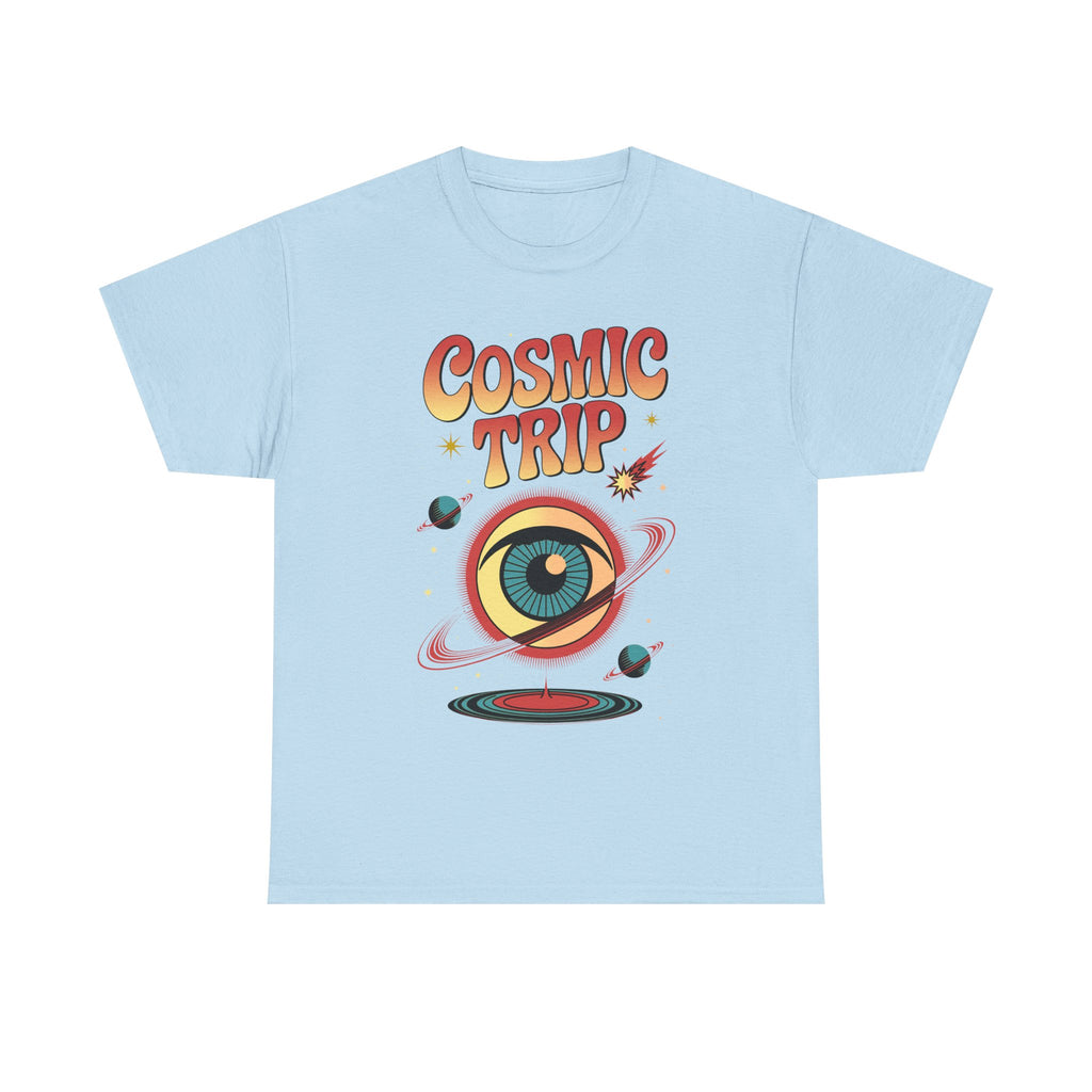 Cosmic Trip T-Shirt — Retro Space Eye Graphic Psychedelic Tee