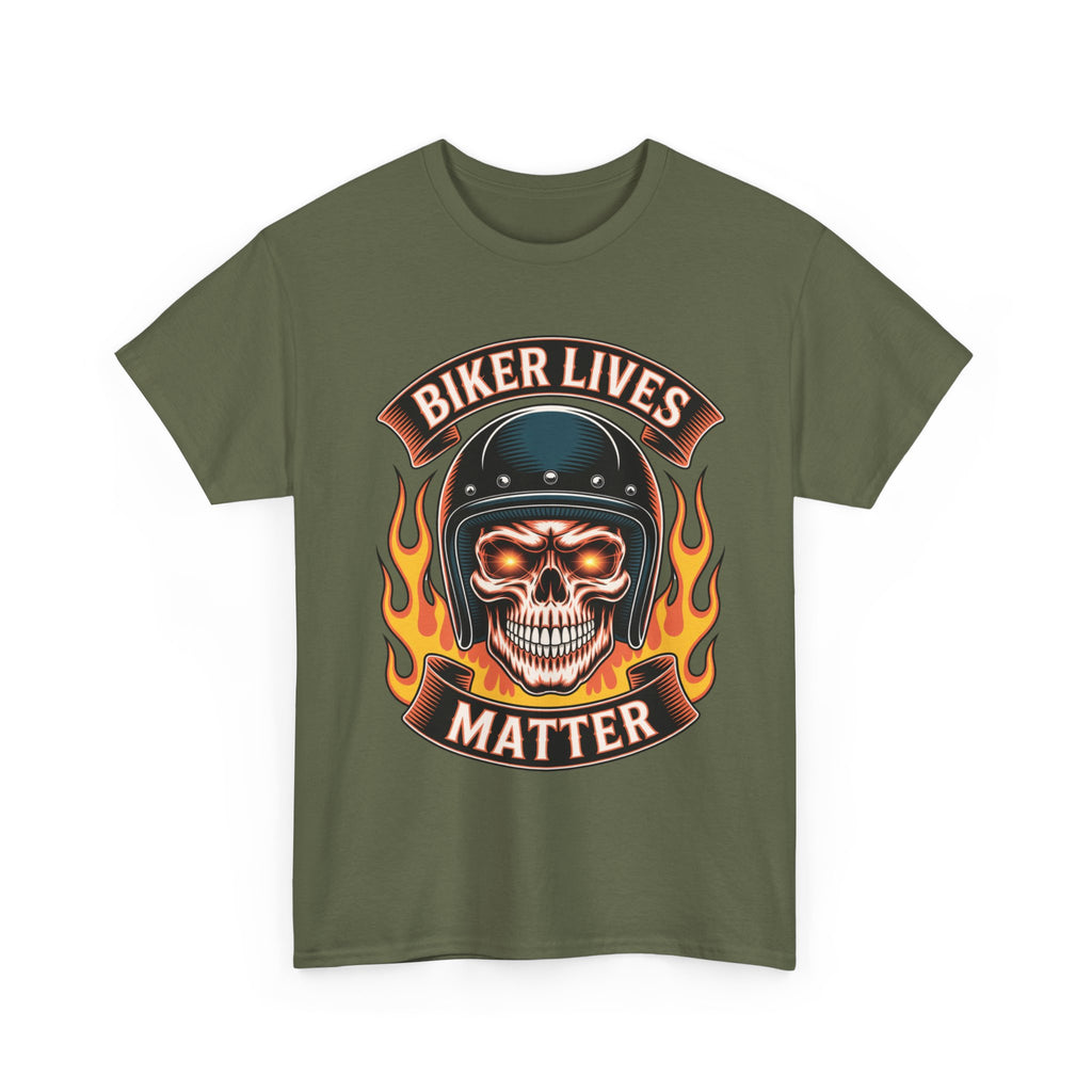 Biker Lives Matter T-Shirt - Tee Shirt For Bikers - Clothing Gift For Motorcycle Enthusiasts