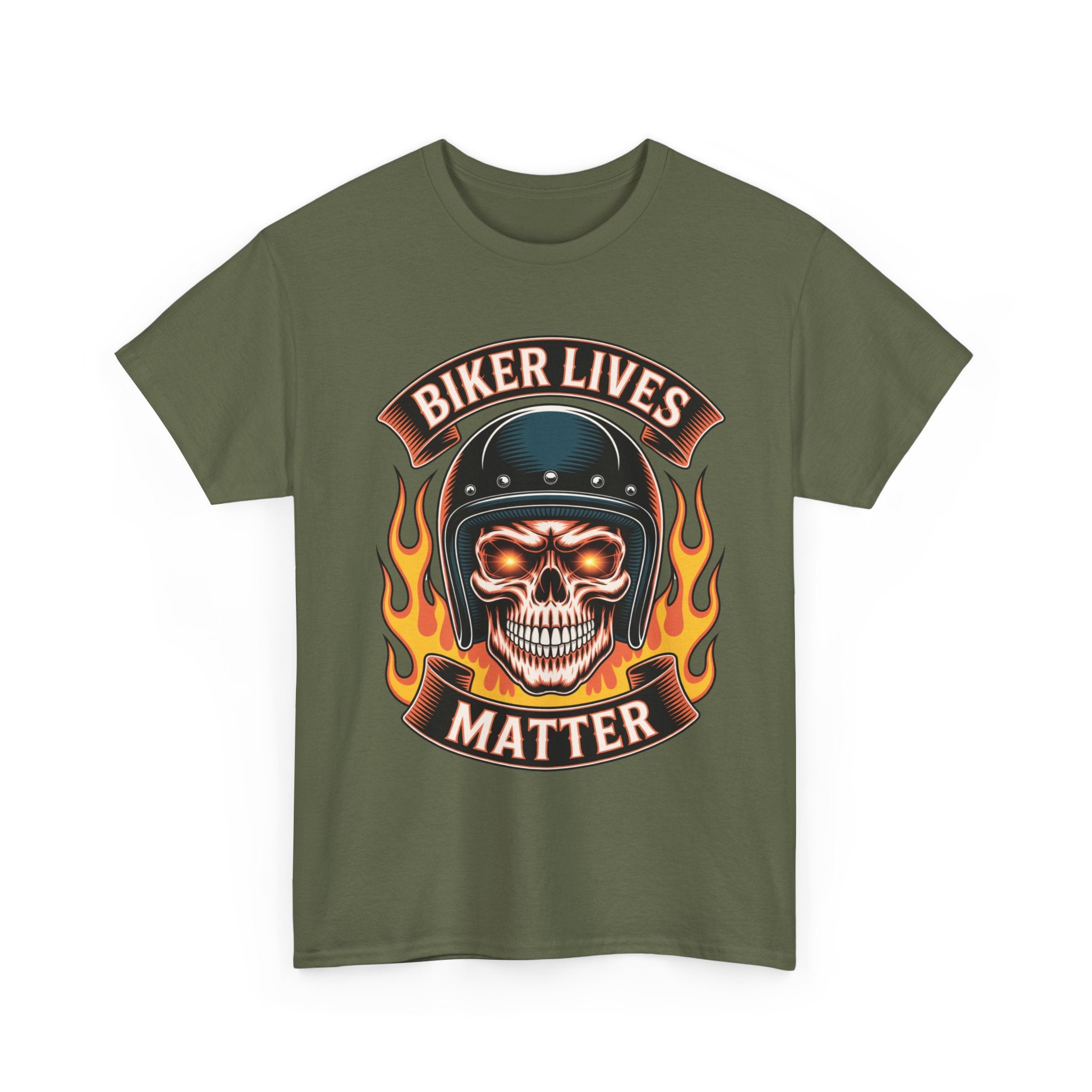 Biker Lives Matter T-Shirt - Tee Shirt For Bikers - Clothing Gift For Motorcycle Enthusiasts