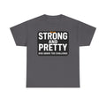 Strong and Pretty Tee Shirt - Funny Gym Slogan Workout T-Shirt From Gymenix NEW
