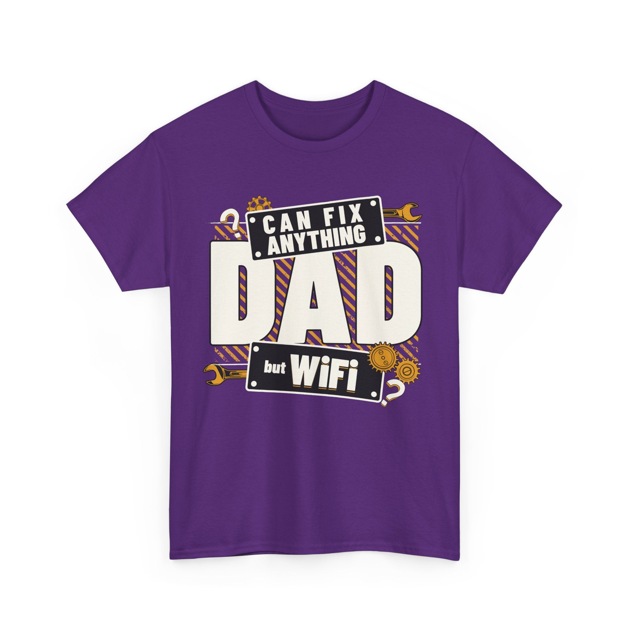 Funny T-Shirt - Dad Can Fix Anything But WiFi - Fathers Day Gift - Dad Birthday Tee Shirt - NEW