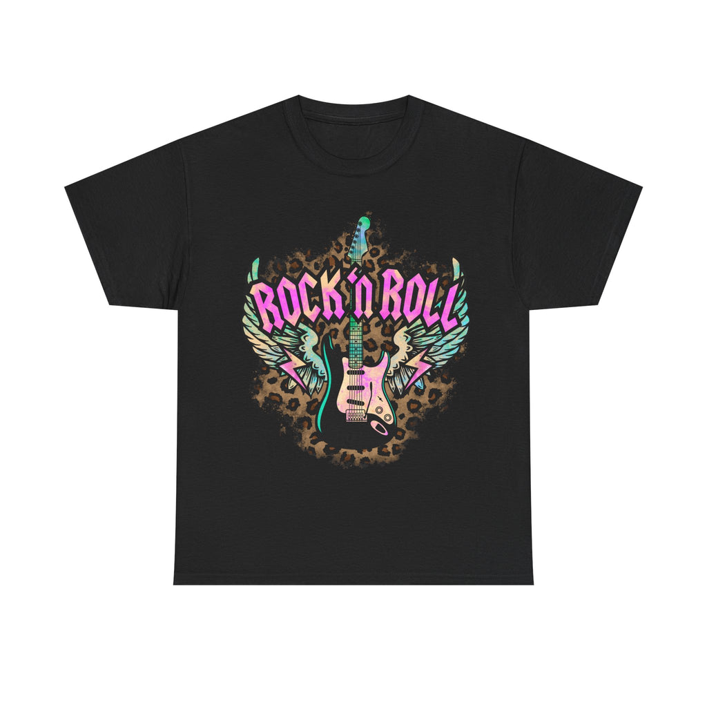 Rock n Roll Guitar T Shirt - Gift Tee Shirt For Guitarist Or Rock Fan