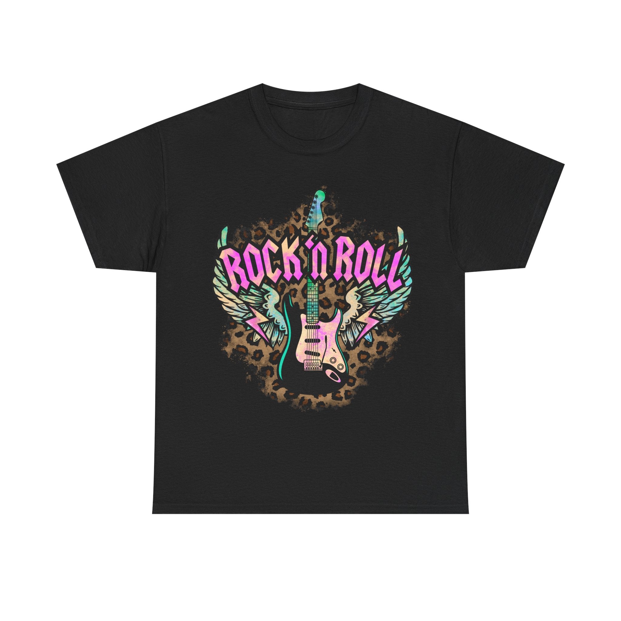 Rock n Roll Guitar T Shirt - Gift Tee Shirt For Guitarist Or Rock Fan