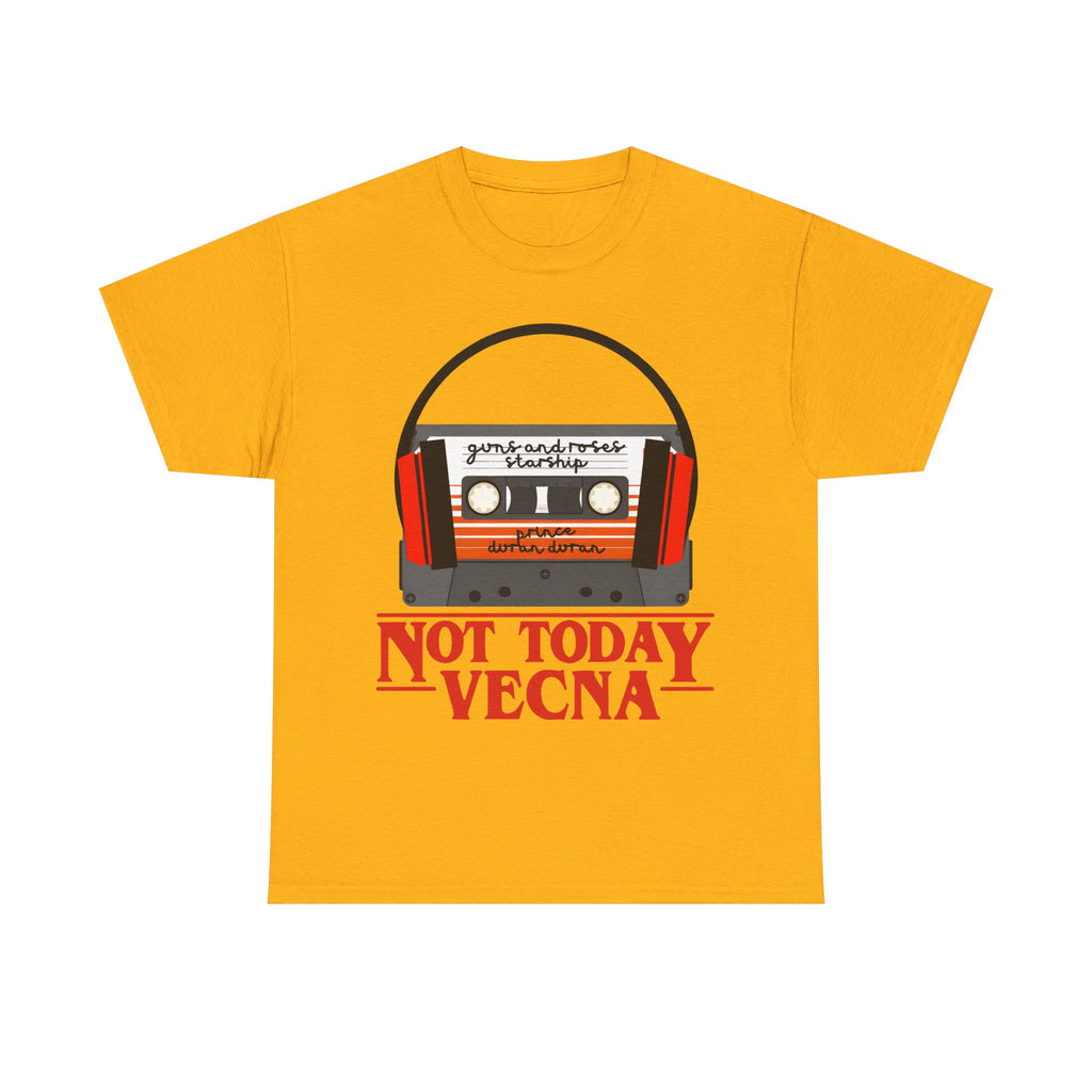 Not Today Vecna Cassette T-Shirt - Retro Stranger Things Tee Shirt - NEW