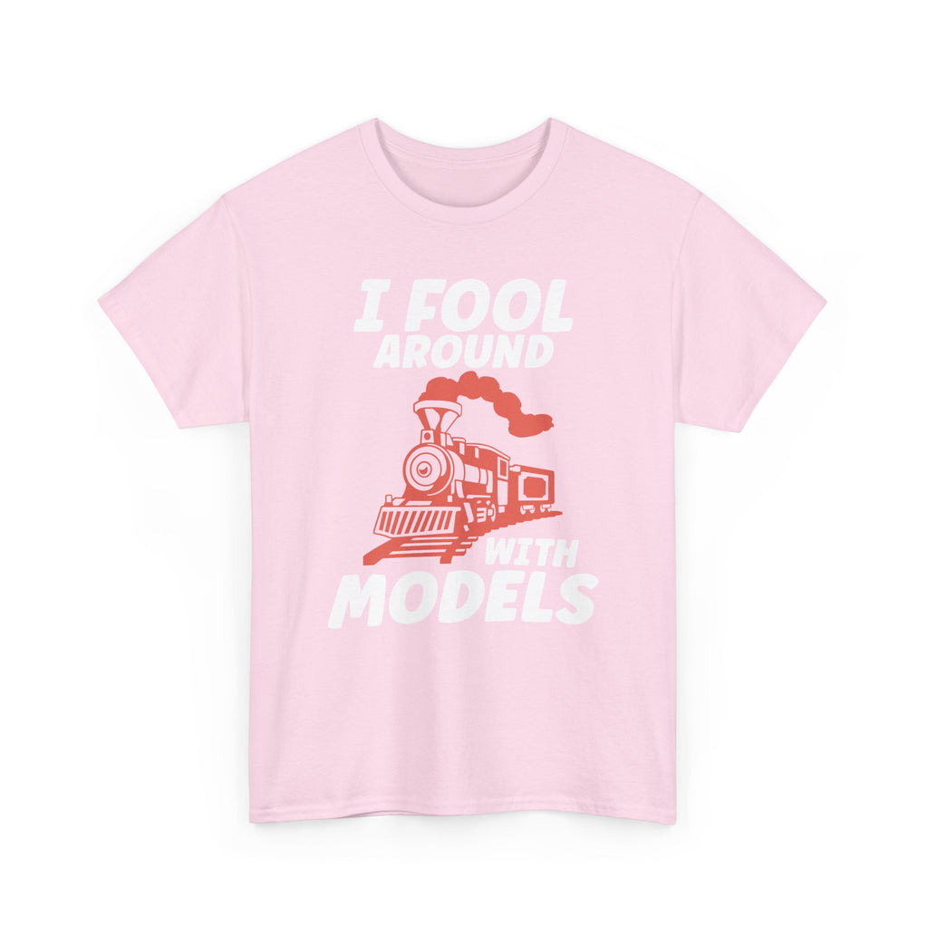 Train Set Model Tee Shirt - Funny T-Shirt Gift For Train Model Enthusiasts - Gift For Dad Grandad Into Trains