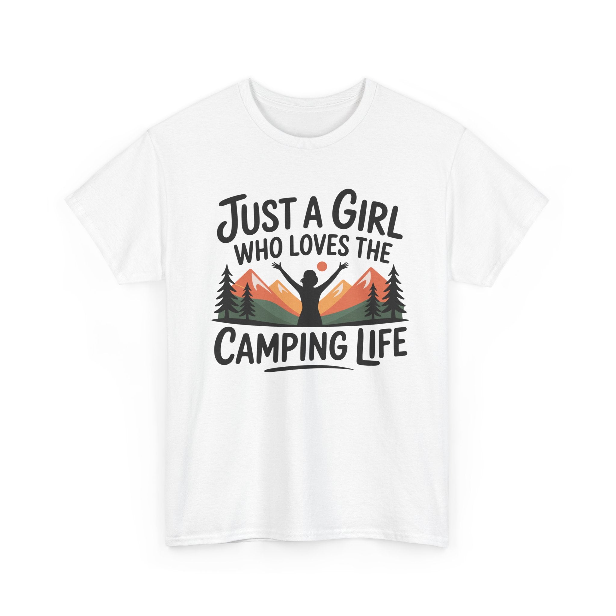 Funny Camper T-Shirt - Just A Girl Who Loves Camping Life - Vanlife T Shirt - Campervan Tee Shirt Gift NEW