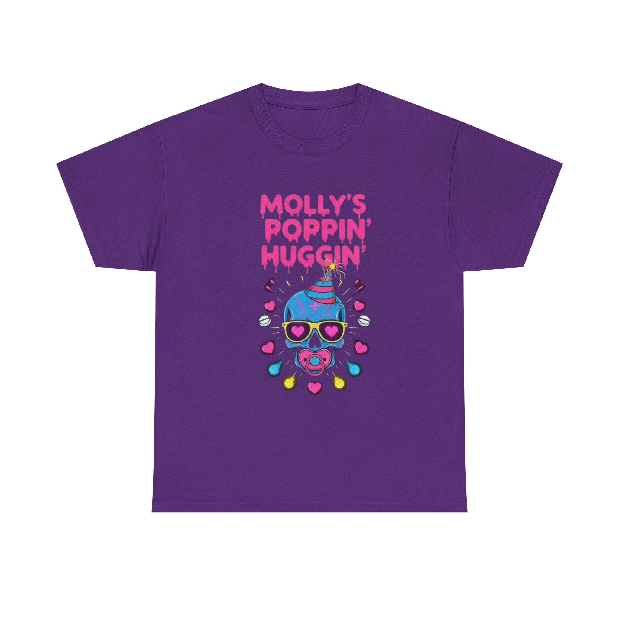 T-Shirt - Mollys Poppin Huggin - Funny Molly Tee Shirt Gift
