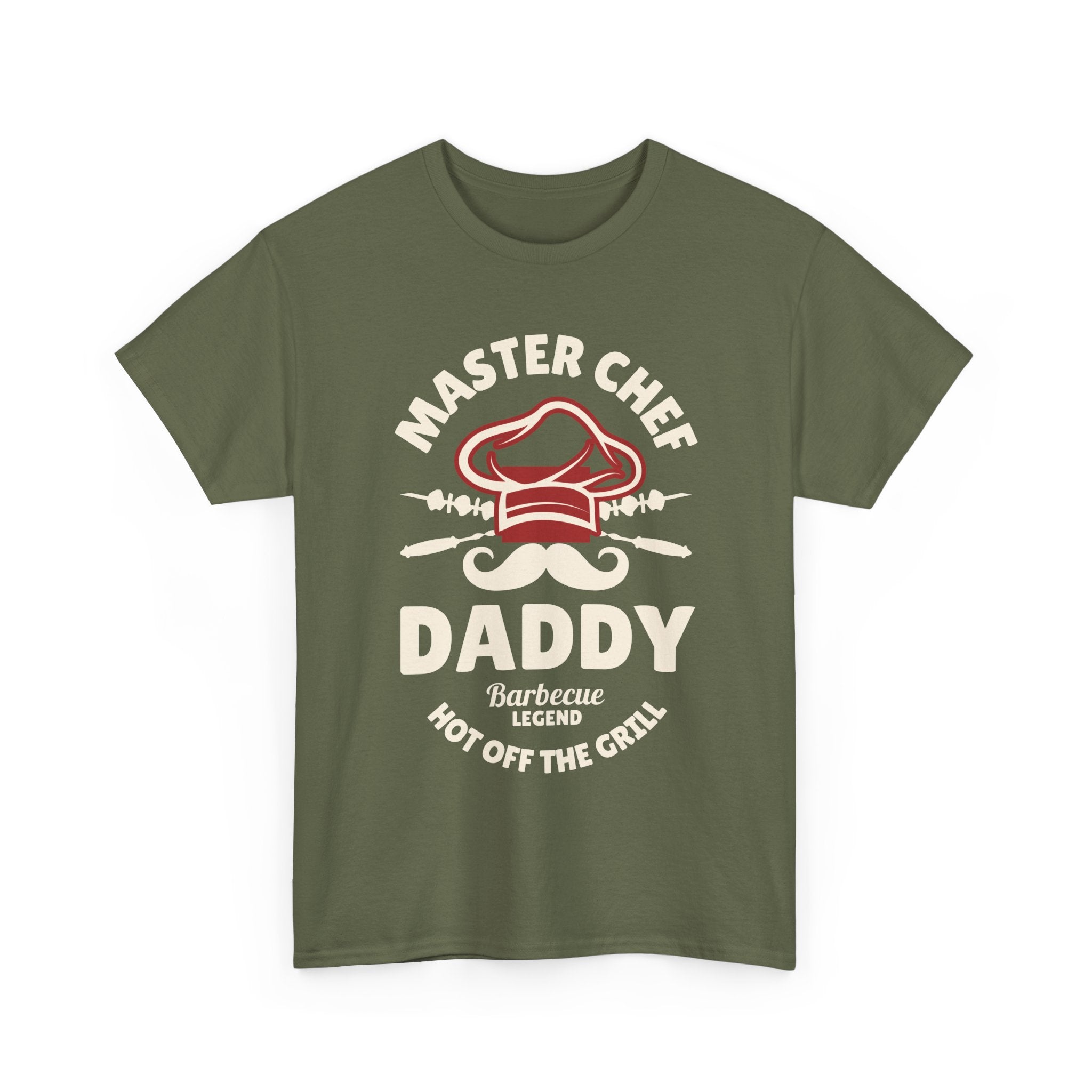 Master Chef Daddy T-Shirt - Funny Dad BBQ Tee Shirt - Fathers Day Dads Birthday Funny Gift NEW