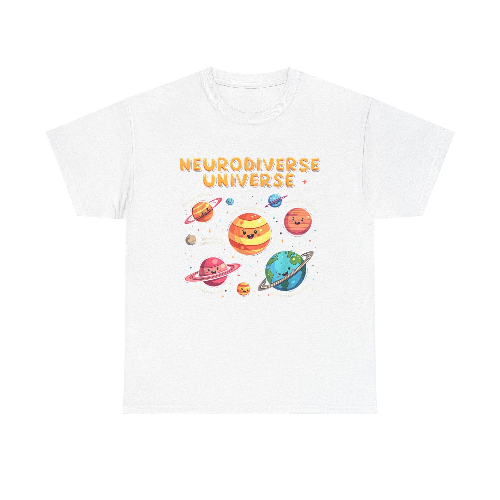 Neurodiverse Universe T-Shirt - Autism, ADHD, ASD Awareness Gift Tee Shirt NEW