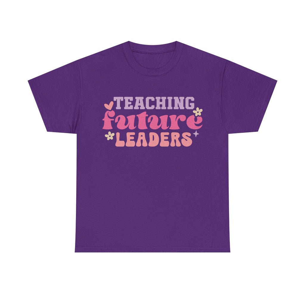 T-Shirt - Teaching Future Leaders - Tee Shirt Gift For Teachers Primary and Secondary - NEW