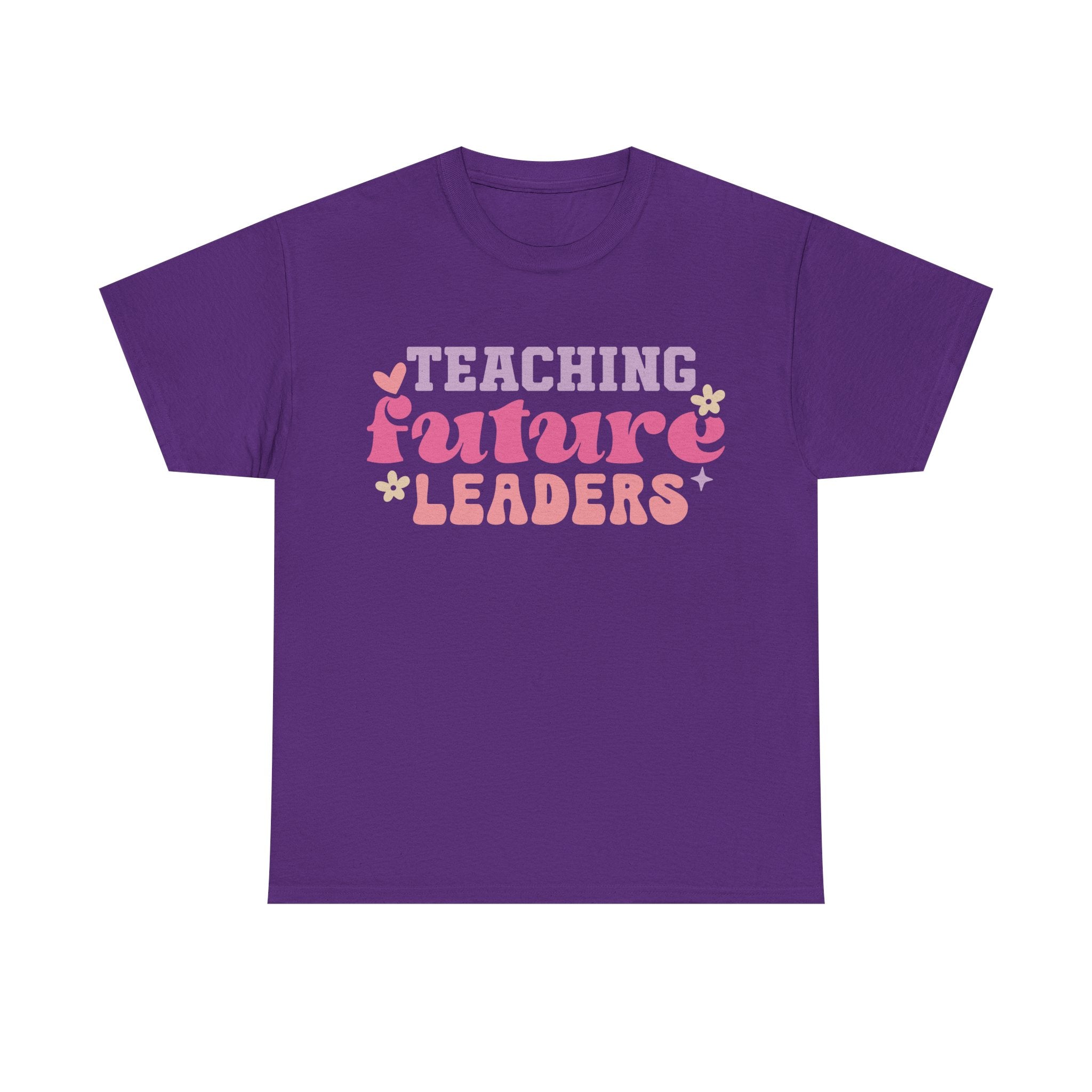 T-Shirt - Teaching Future Leaders - Tee Shirt Gift For Teachers Primary and Secondary - NEW