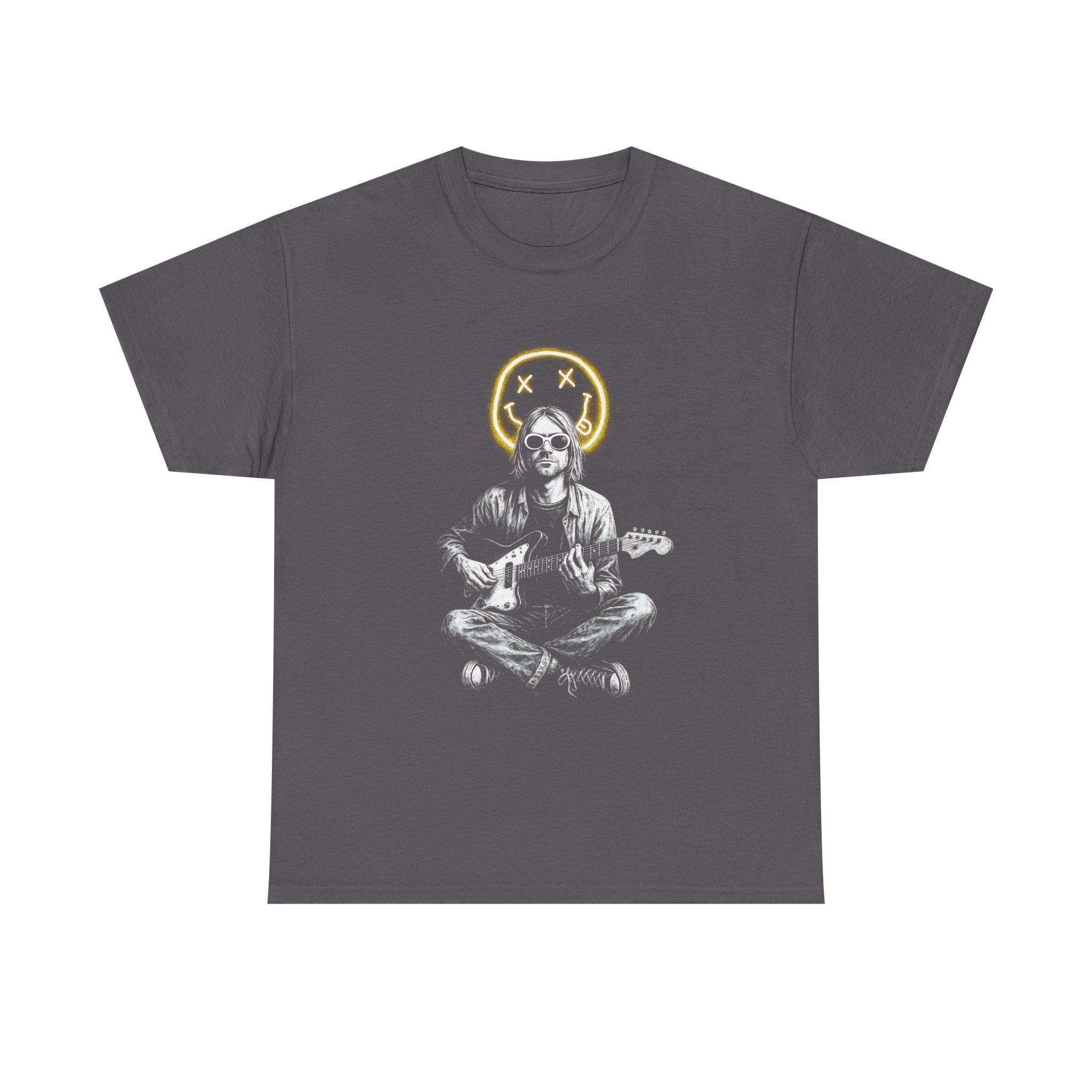 Grunge Guitarist Tee Shirt - Kurt Cobain Nirvana Retro Vintage Graphic T-Shirt - NEW