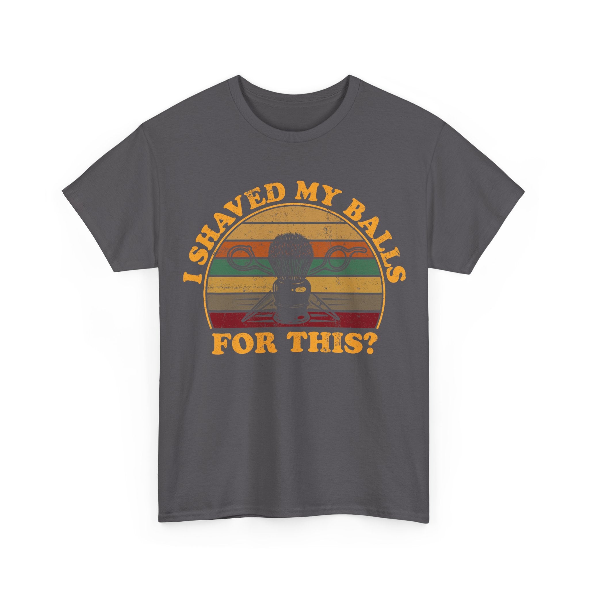 Funny Golf T-Shirt - I Shaved My Balls For This - Curb Your Enthusiasm - Rude Gift Tee Shirt