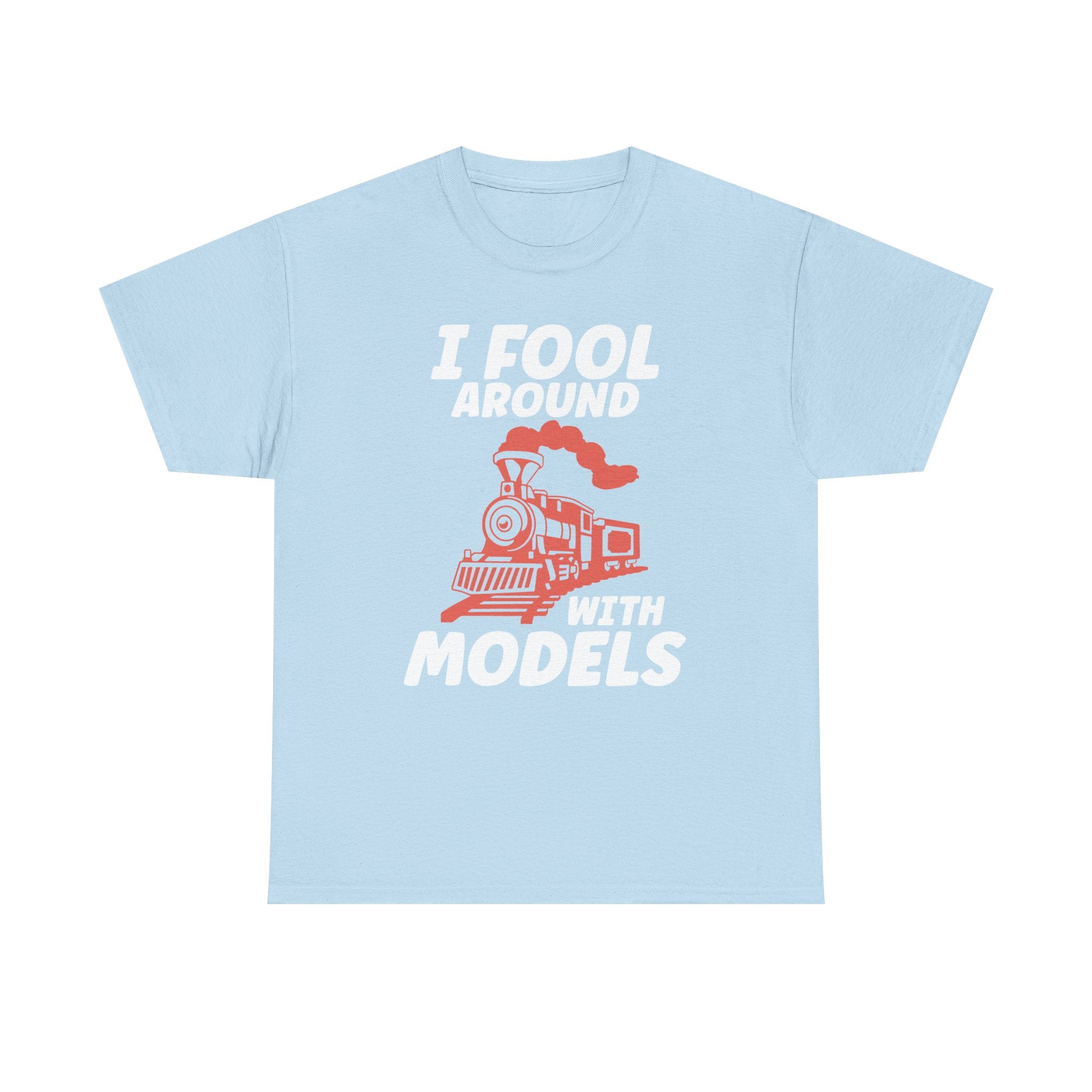 Train Set Model Tee Shirt - Funny T-Shirt Gift For Train Model Enthusiasts - Gift For Dad Grandad Into Trains