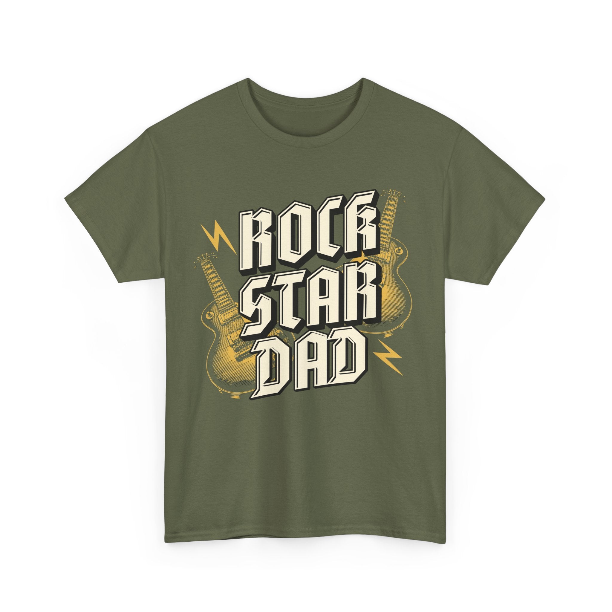 Rock Star Dad T-Shirt - Fathers Day Dads Birthday Gift Tee Shirt - NEW