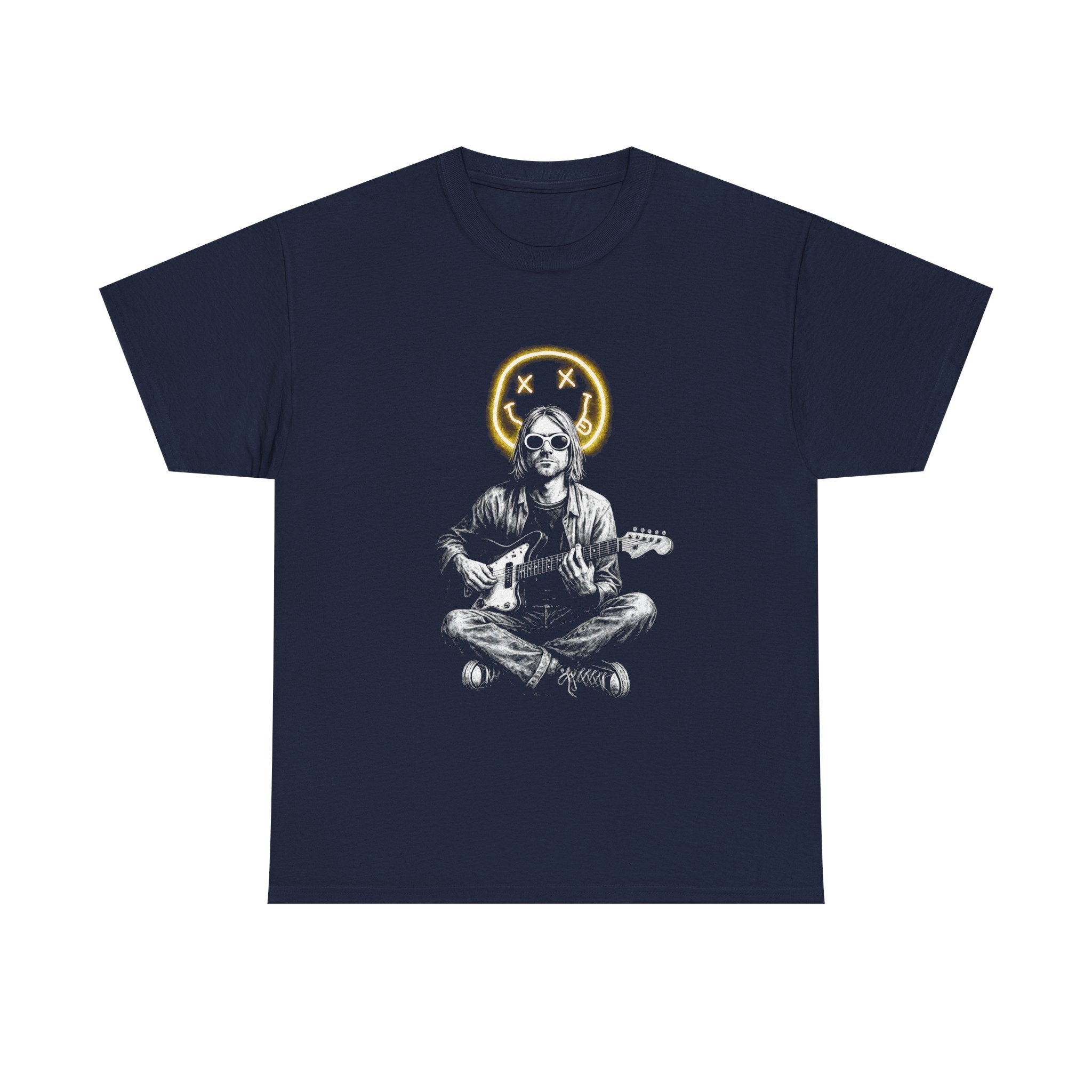 Grunge Guitarist Tee Shirt - Kurt Cobain Nirvana Retro Vintage Graphic T-Shirt - NEW