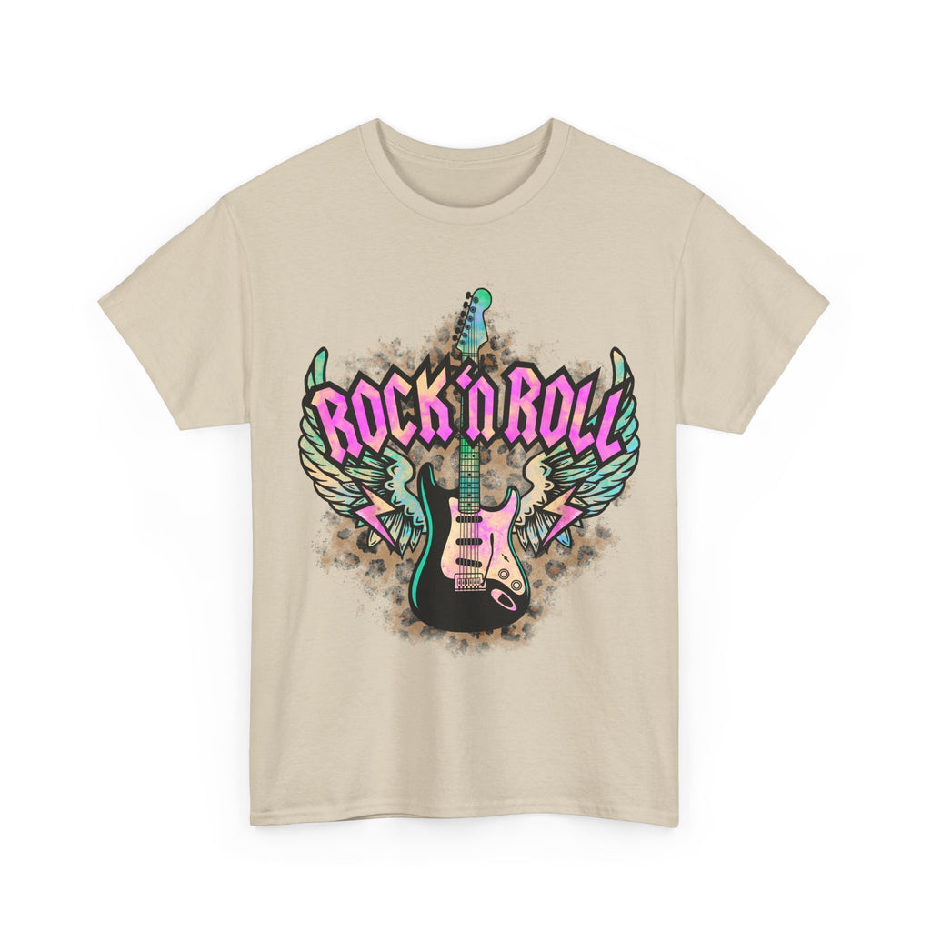 Rock n Roll Guitar T Shirt - Gift Tee Shirt For Guitarist Or Rock Fan
