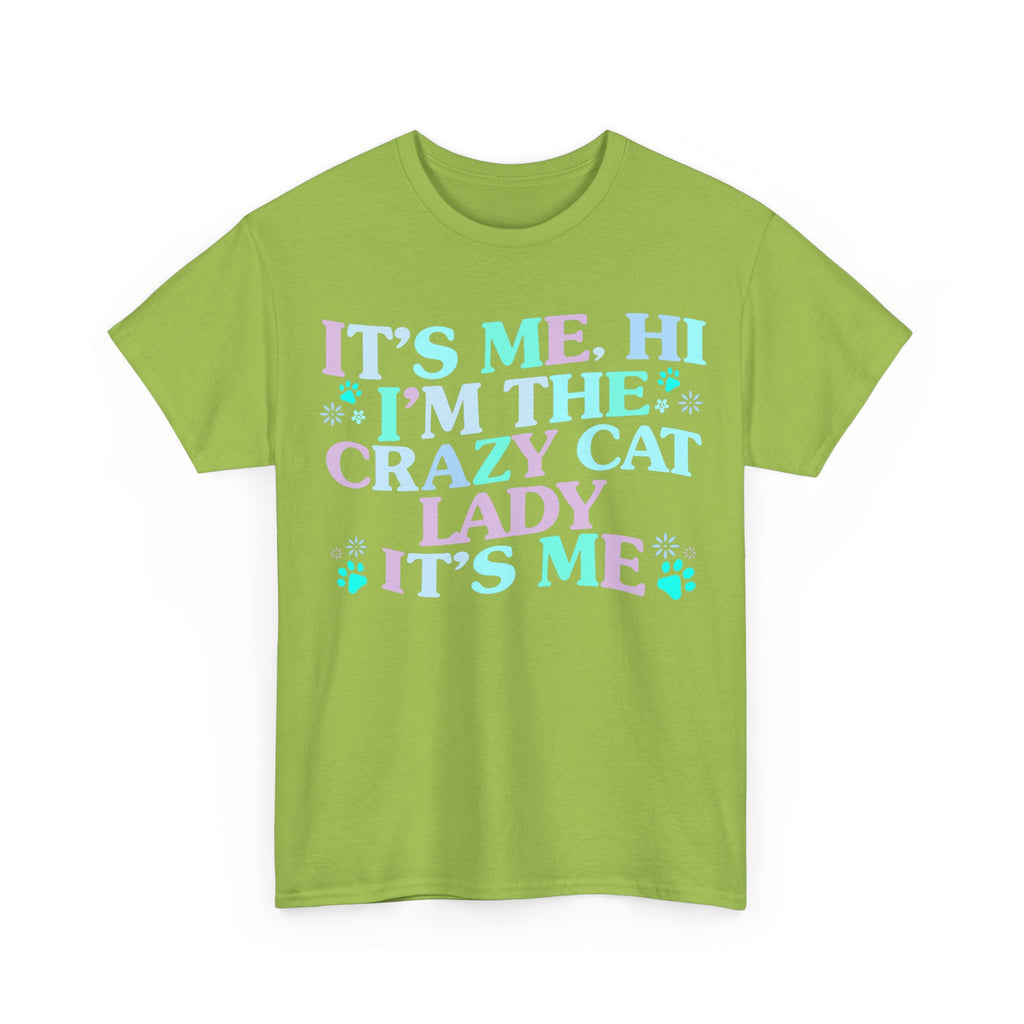 Its Me The Crazy Cat Lady Tee Shirt - Crazy Cat Lover T-Shirt - Funny Gift For Cat Owners NEW