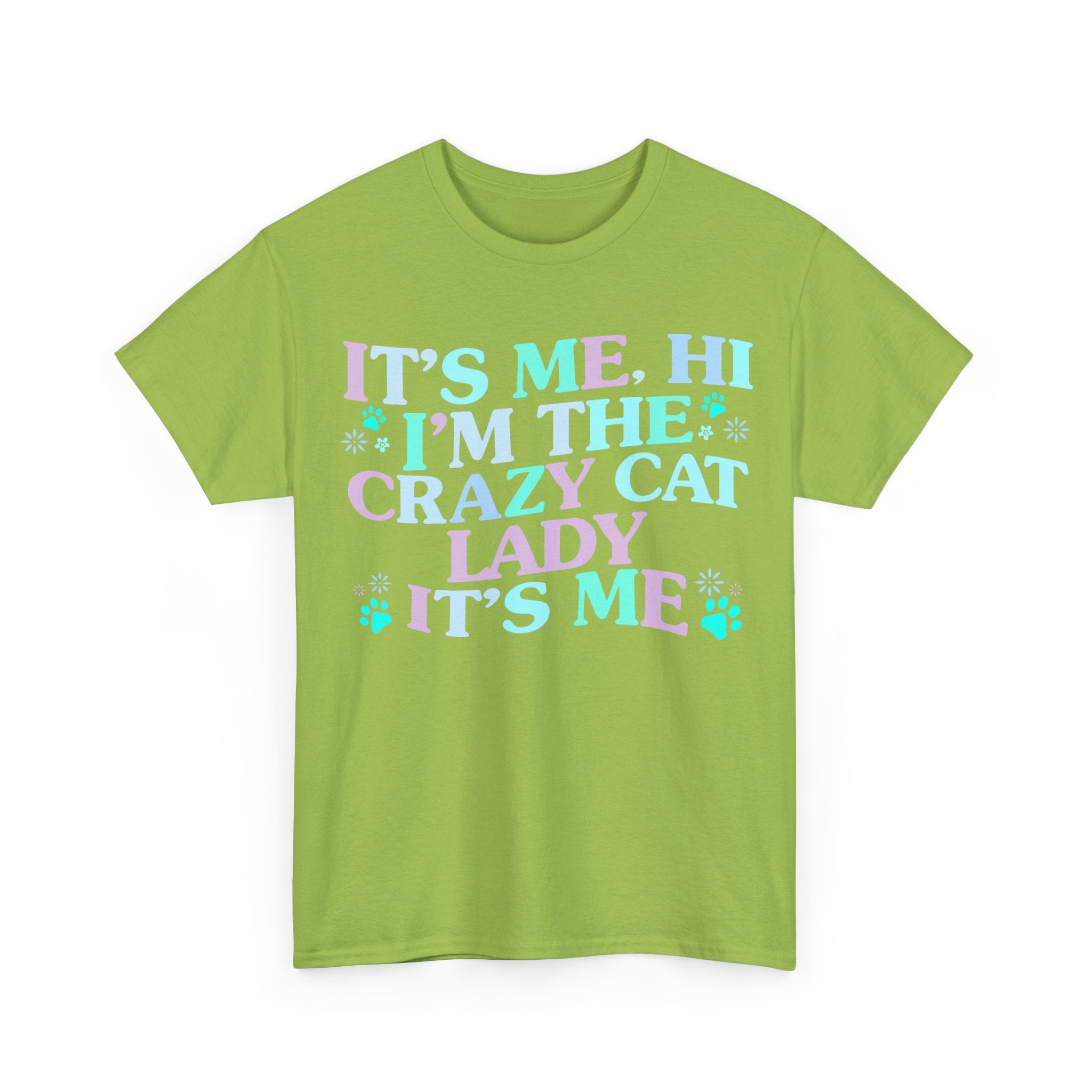 Its Me The Crazy Cat Lady Tee Shirt - Crazy Cat Lover T-Shirt - Funny Gift For Cat Owners NEW
