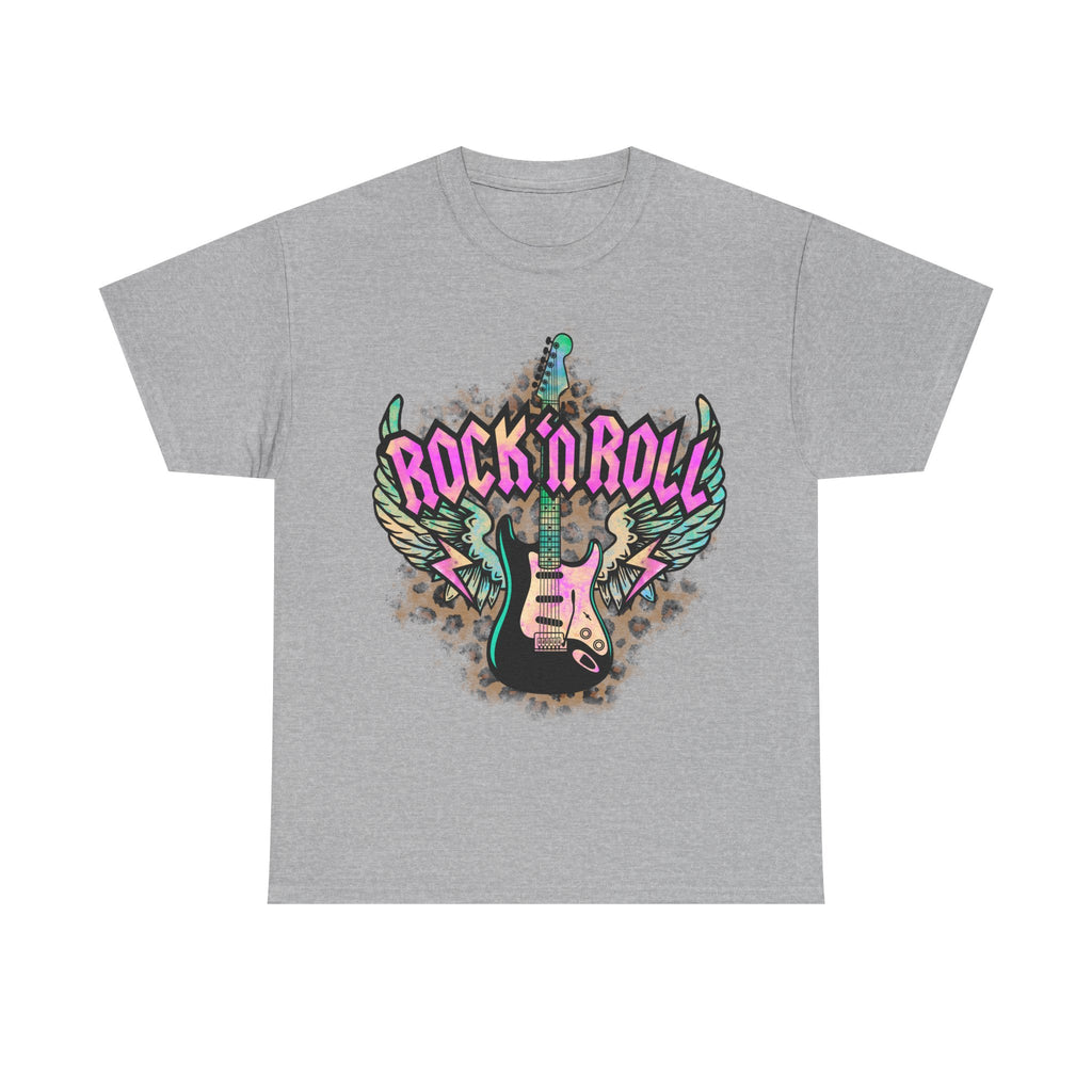 Rock n Roll Guitar T Shirt - Gift Tee Shirt For Guitarist Or Rock Fan