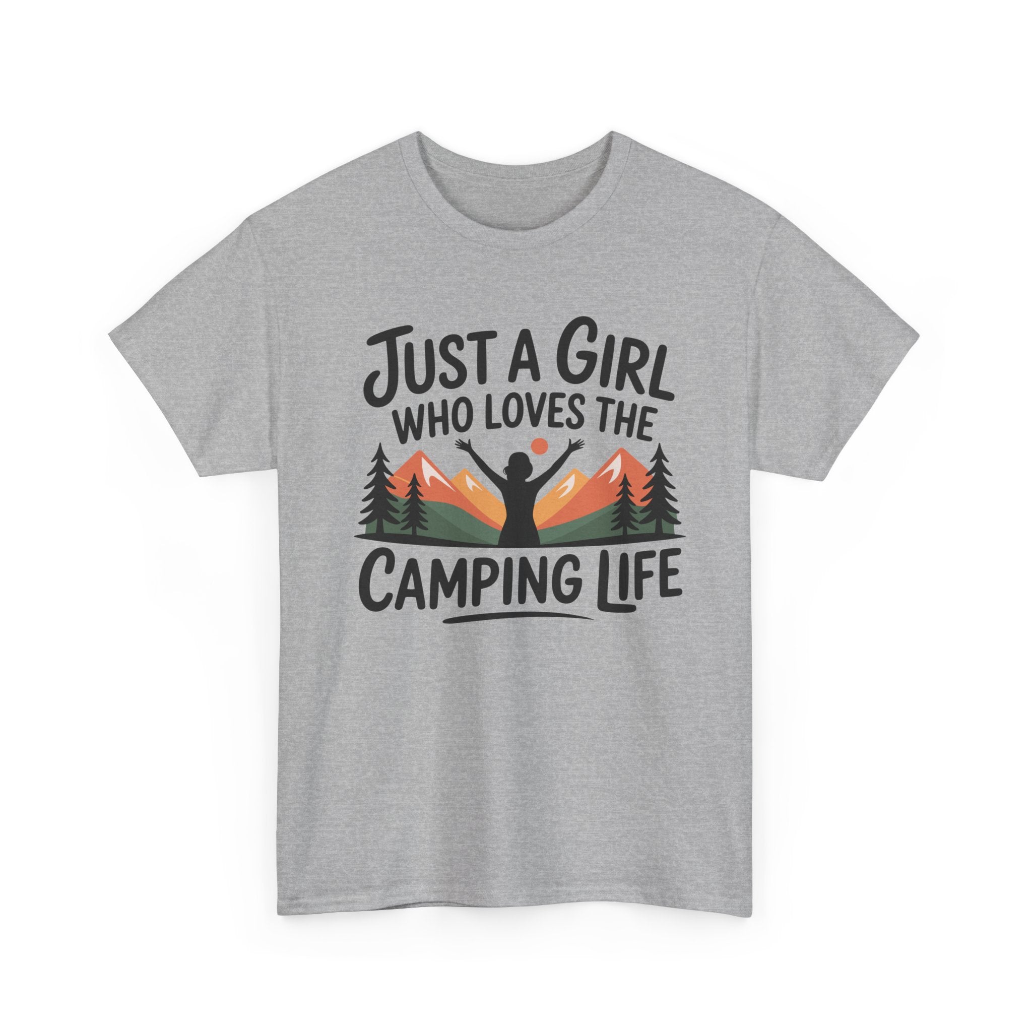 Funny Camper T-Shirt - Just A Girl Who Loves Camping Life - Vanlife T Shirt - Campervan Tee Shirt Gift NEW