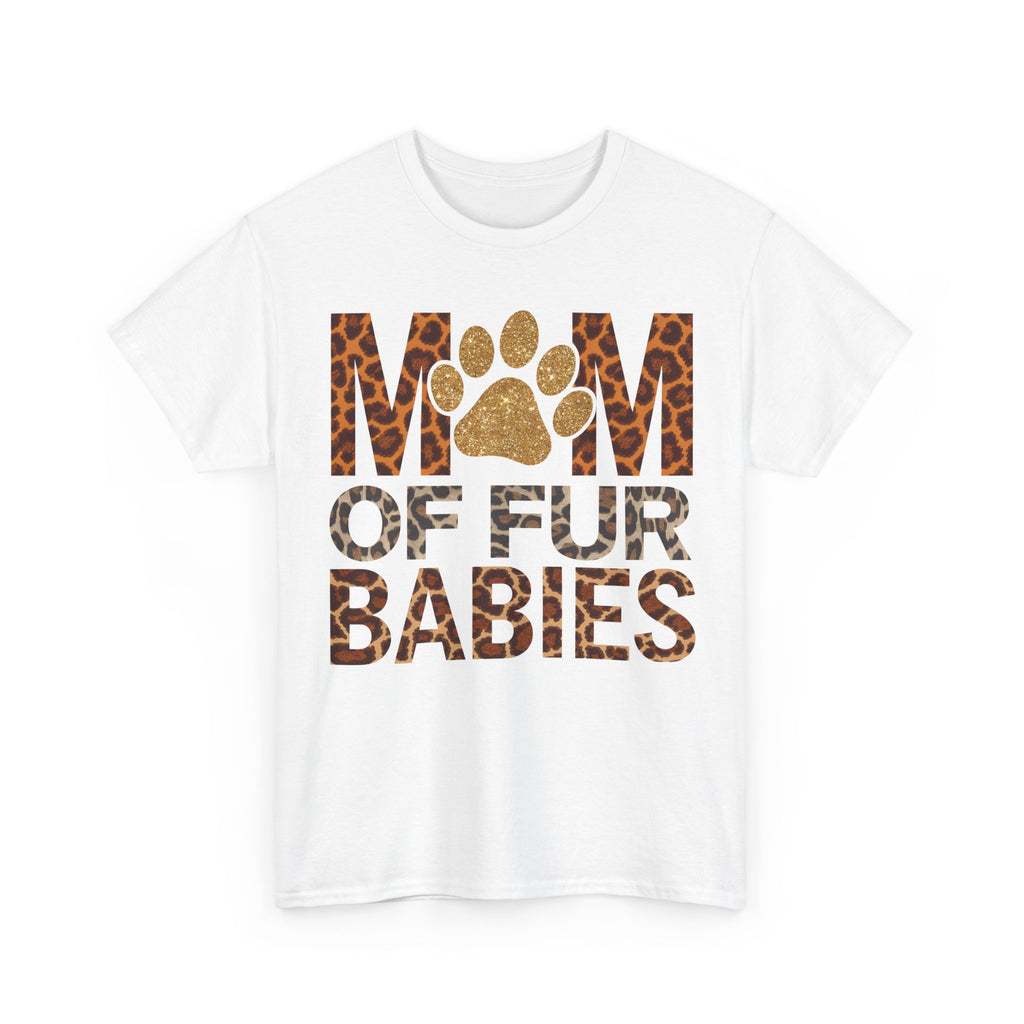 Mum Of Fur Babies Tee Shirt - Dog Lover T-Shirt - Funny Gift For Owner Of Dogs NEW
