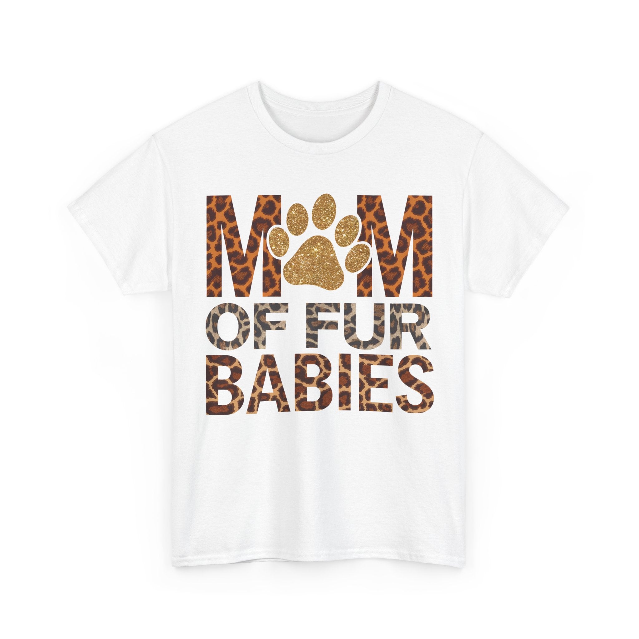 Mum Of Fur Babies Tee Shirt - Dog Lover T-Shirt - Funny Gift For Owner Of Dogs NEW