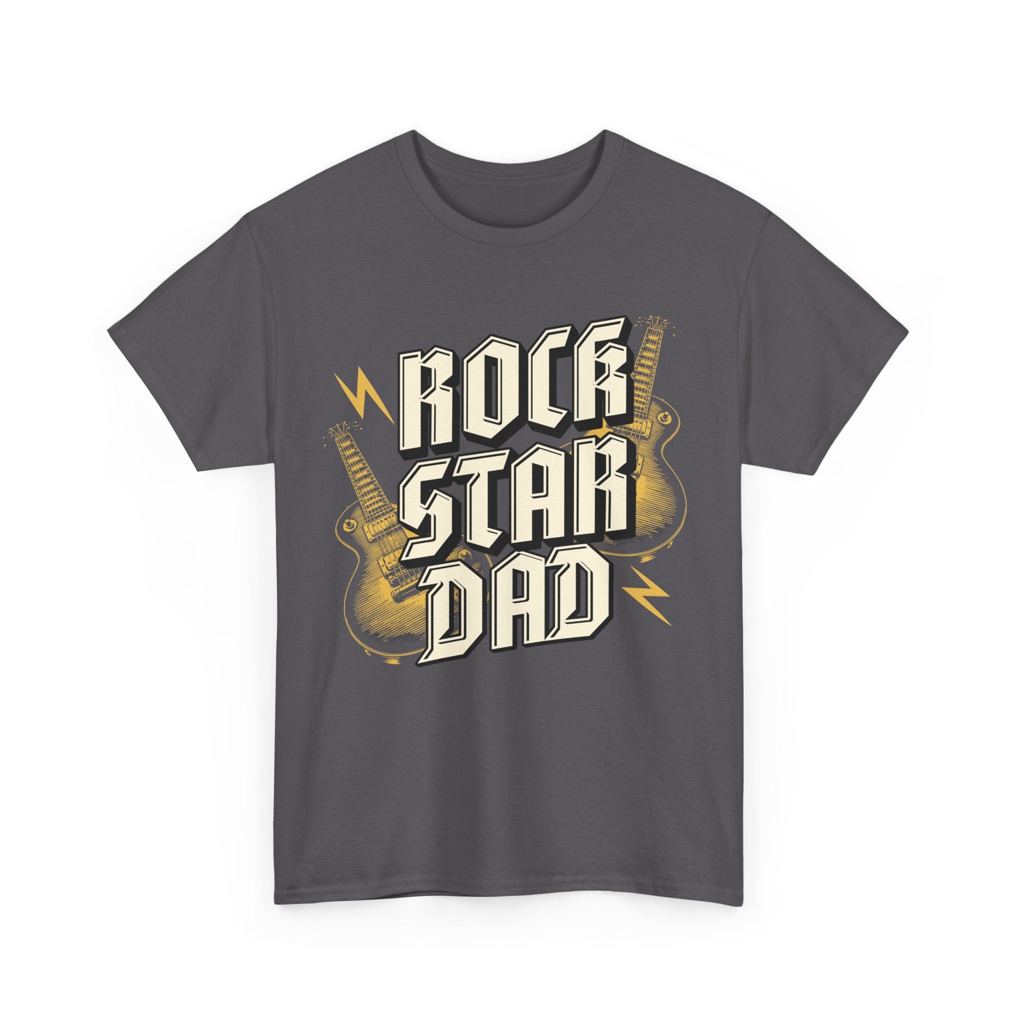 Rock Star Dad T-Shirt - Fathers Day Dads Birthday Gift Tee Shirt - NEW
