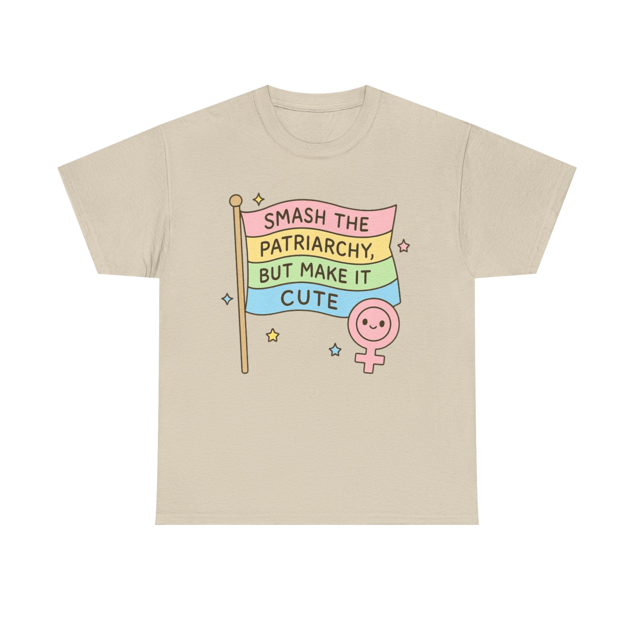 Funny Feminism T-Shirt - Smash The Patriachy But Make It Cute - Tee Shirt Gift For Strong Women Feminist - Anti Patriachy