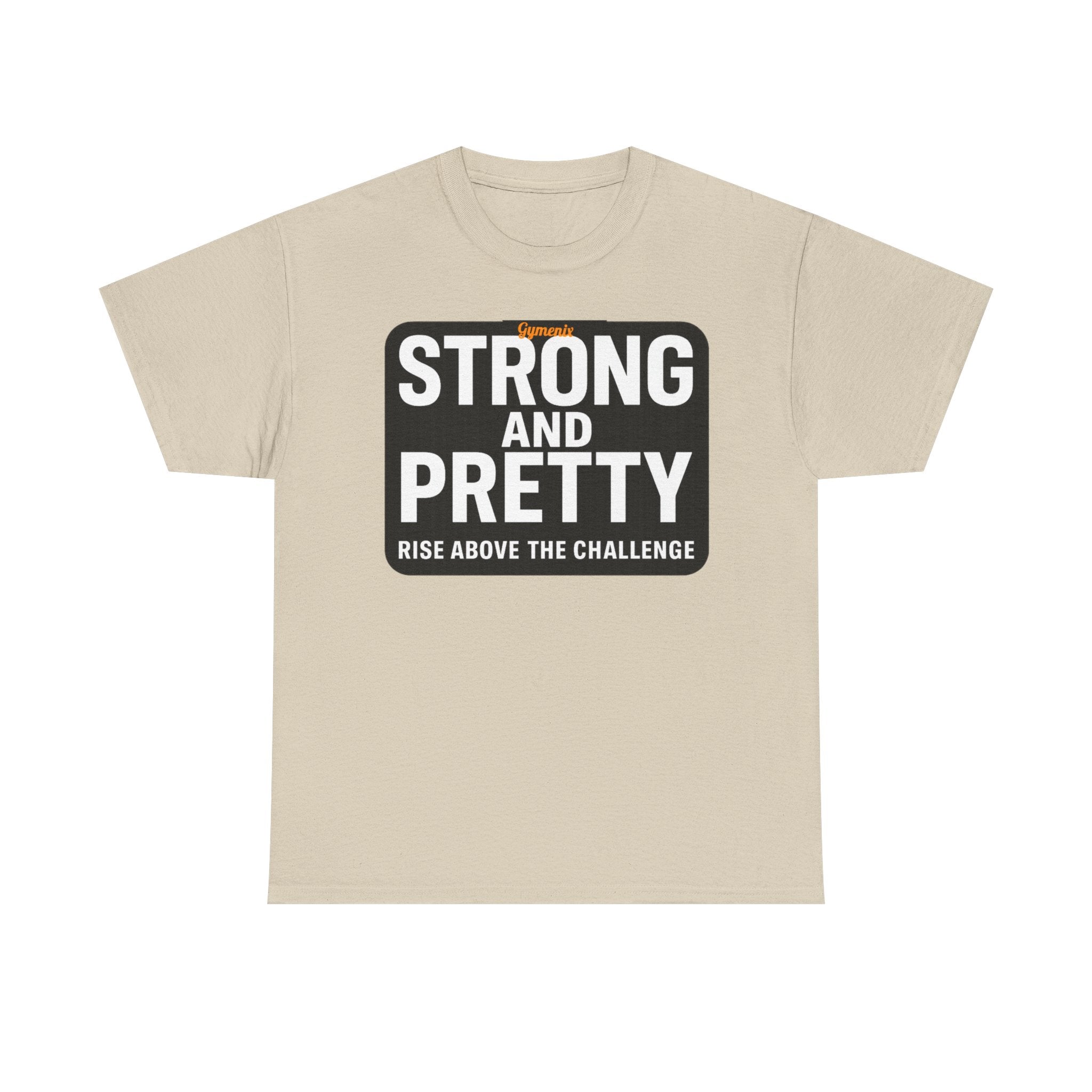 Strong and Pretty Tee Shirt - Funny Gym Slogan Workout T-Shirt From Gymenix NEW