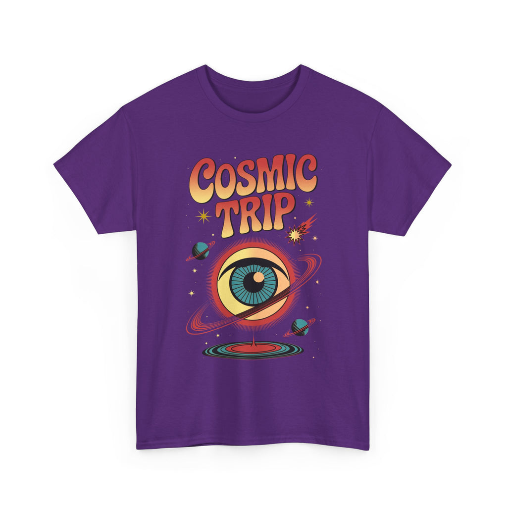Cosmic Trip T-Shirt — Retro Space Eye Graphic Psychedelic Tee