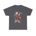 Freddy Mercury Red Heart Graphic T-Shirt - Retro Vintage Queen Band T-Shirt - NEW