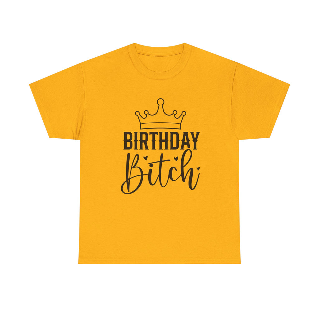 Birthday Bitch T-Shirt - Funny Rude Adult Crown Birthday Gift Tee for Women Girls
