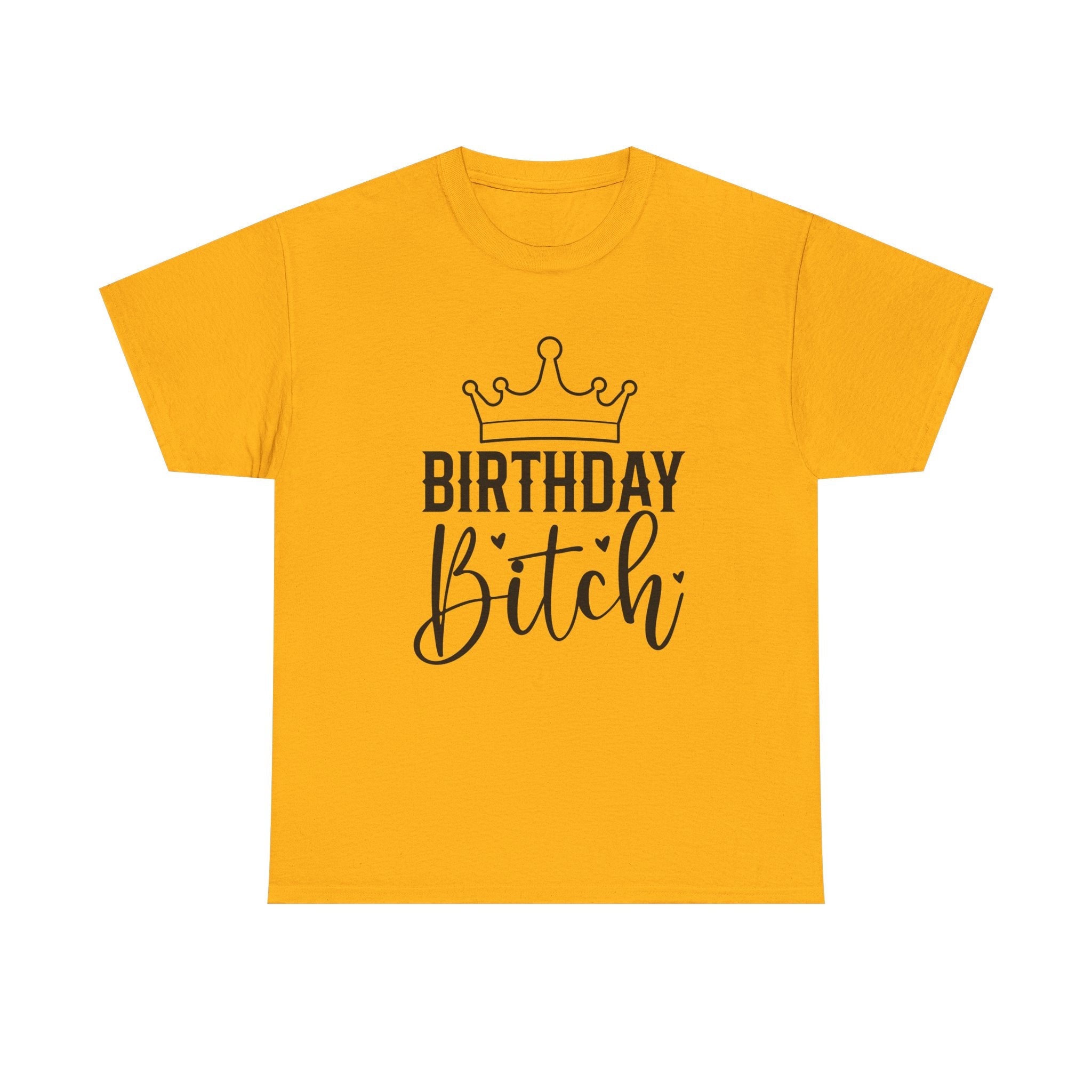 Birthday Bitch T-Shirt - Funny Rude Adult Crown Birthday Gift Tee for Women Girls
