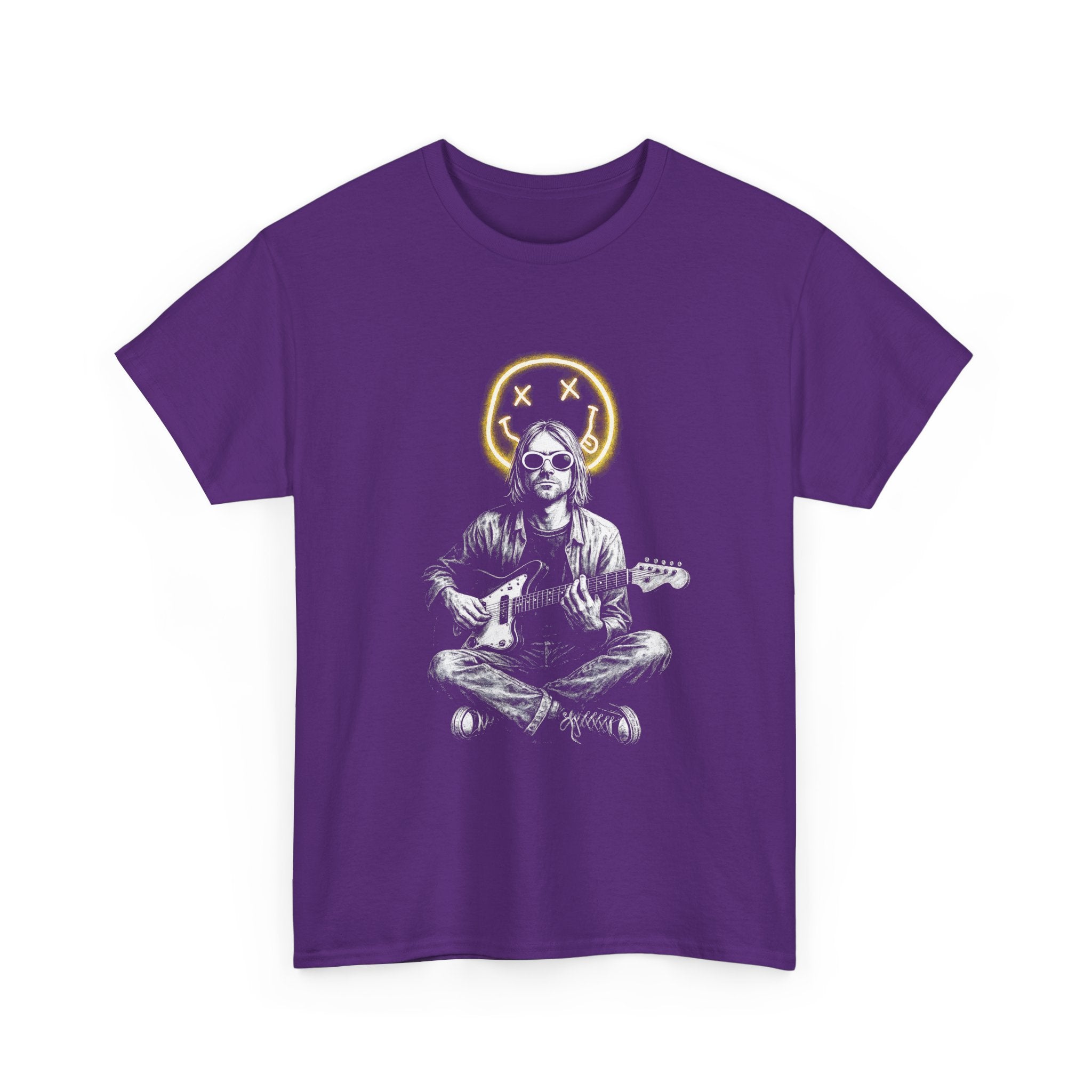 Grunge Guitarist Tee Shirt - Kurt Cobain Nirvana Retro Vintage Graphic T-Shirt - NEW