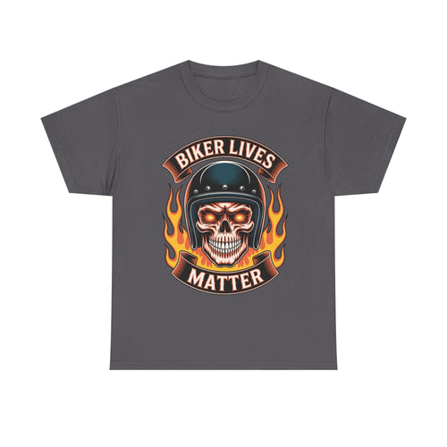 Biker Lives Matter T-Shirt - Tee Shirt For Bikers - Clothing Gift For Motorcycle Enthusiasts