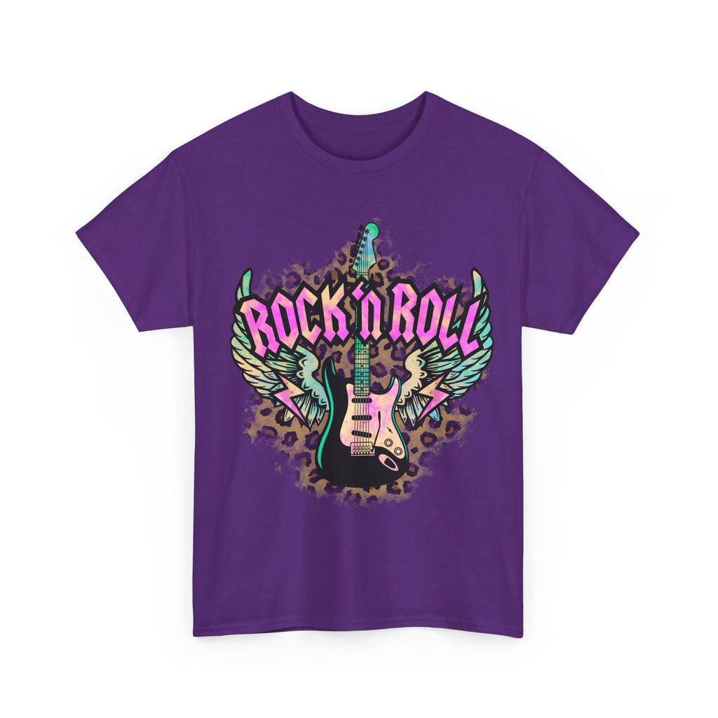 Rock n Roll Guitar T Shirt - Gift Tee Shirt For Guitarist Or Rock Fan