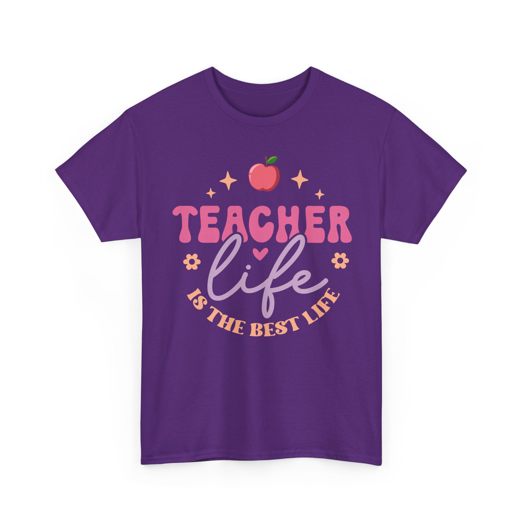 Teacher Life Is The Best Life Tee Shirt - Funny T-Shirt Gift For Teachers - End Of School Present