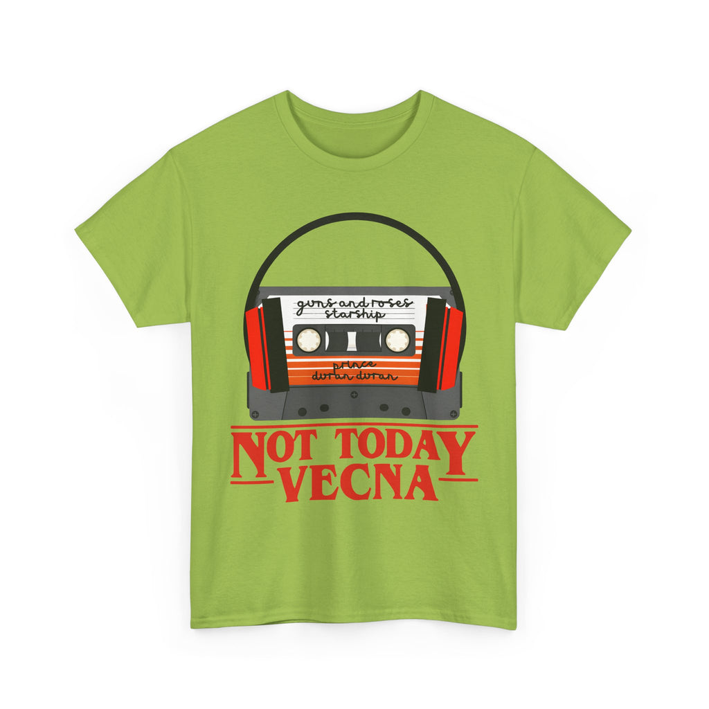 Not Today Vecna Cassette T-Shirt - Retro Stranger Things Tee Shirt - NEW