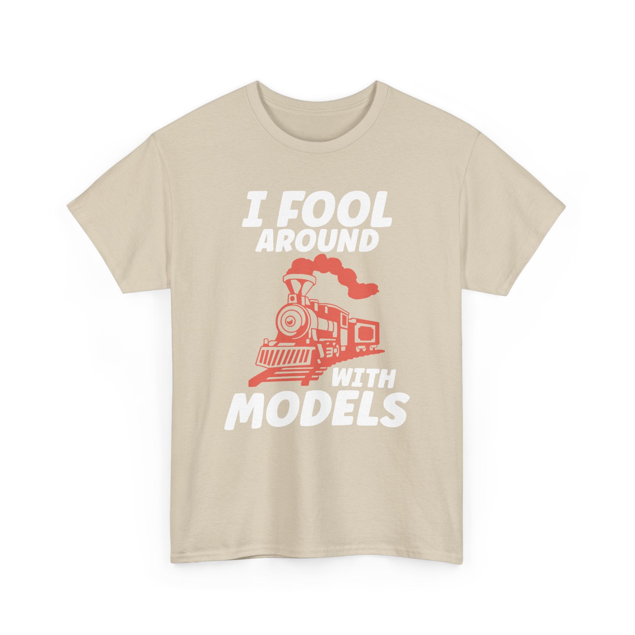 Train Set Model Tee Shirt - Funny T-Shirt Gift For Train Model Enthusiasts - Gift For Dad Grandad Into Trains