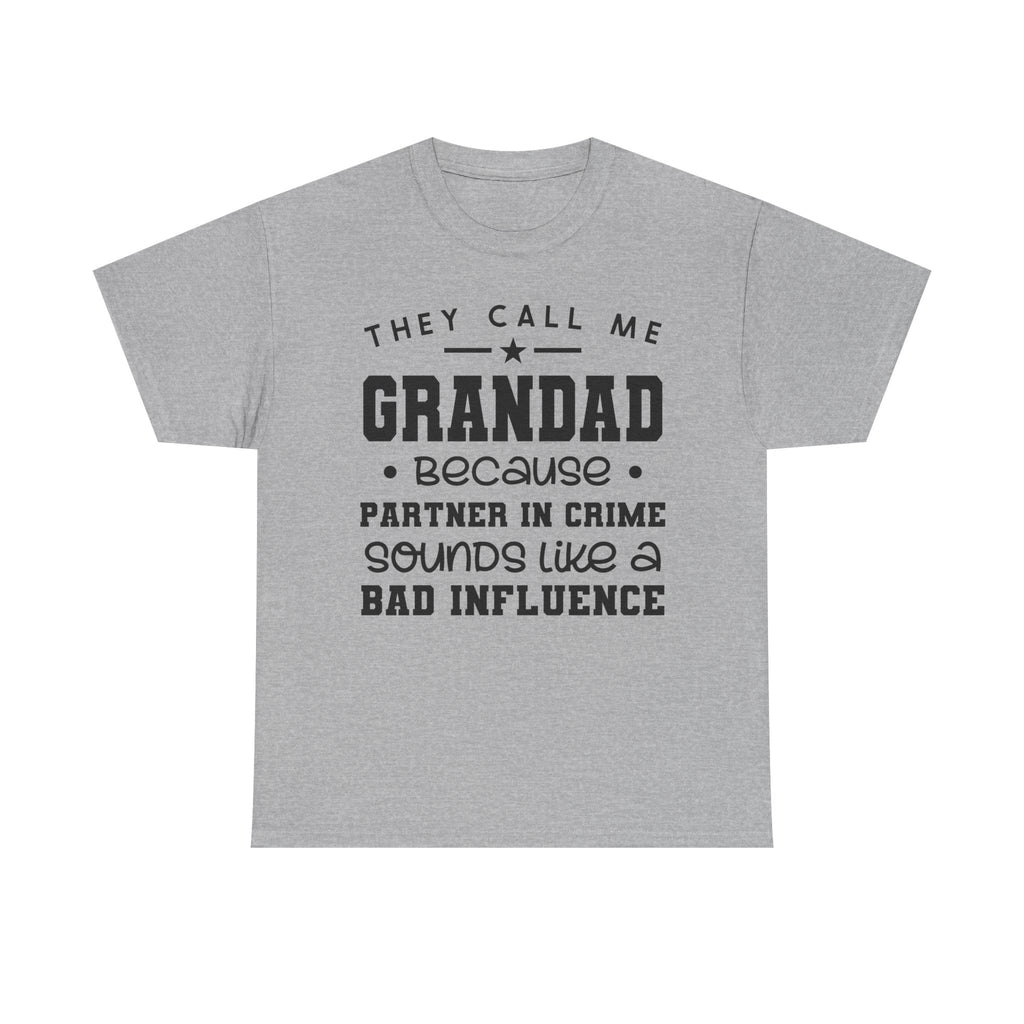 They Call Me Grandad Tee Shirt - T-Shirt For Grandfather - Funny Gift For Grandpa Grandad NEW