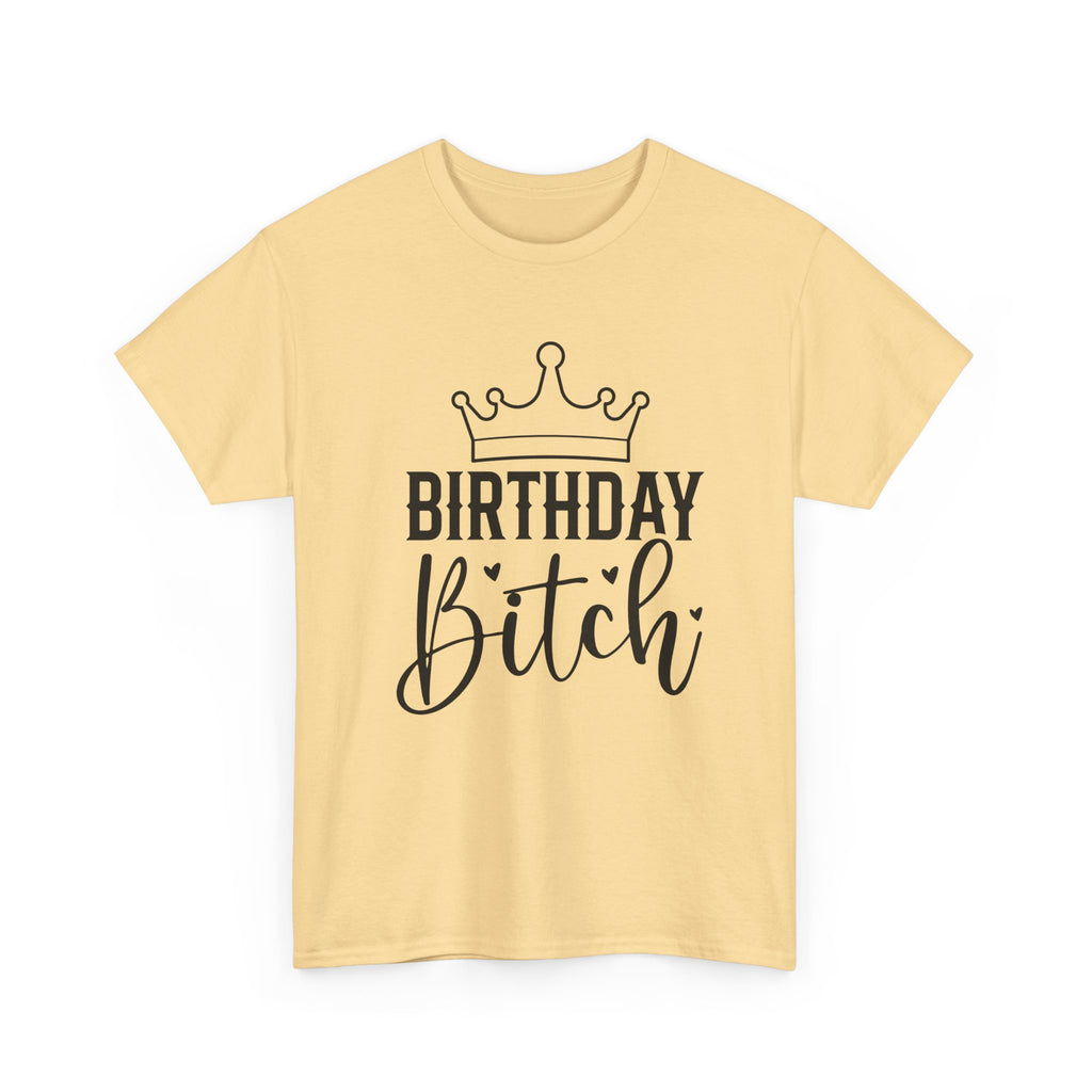 Birthday Bitch T-Shirt - Funny Rude Adult Crown Birthday Gift Tee for Women Girls