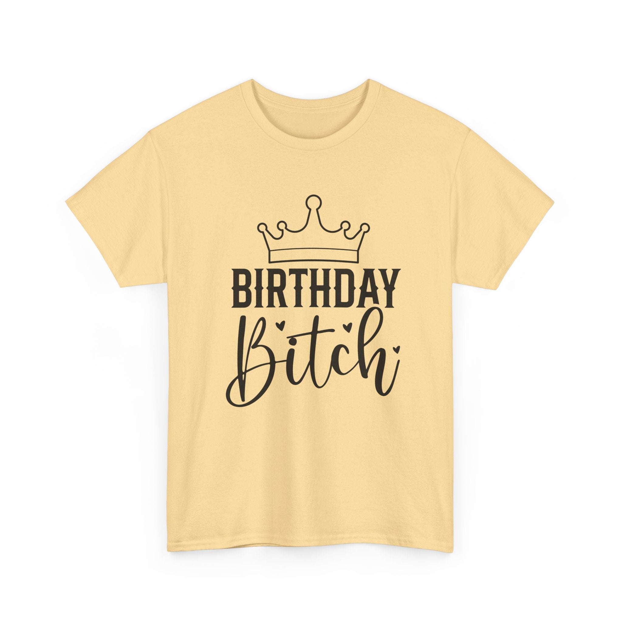 Birthday Bitch T-Shirt - Funny Rude Adult Crown Birthday Gift Tee for Women Girls