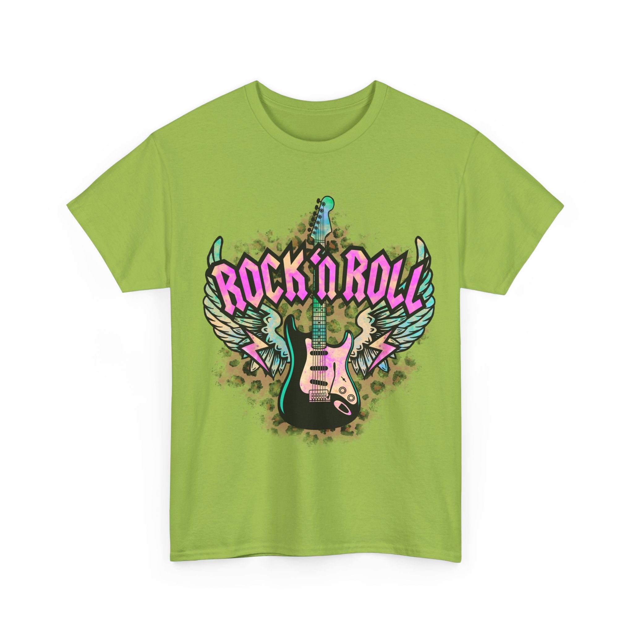 Rock n Roll Guitar T Shirt - Gift Tee Shirt For Guitarist Or Rock Fan