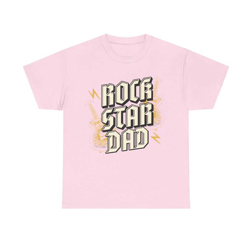 Rock Star Dad T-Shirt - Fathers Day Dads Birthday Gift Tee Shirt - NEW
