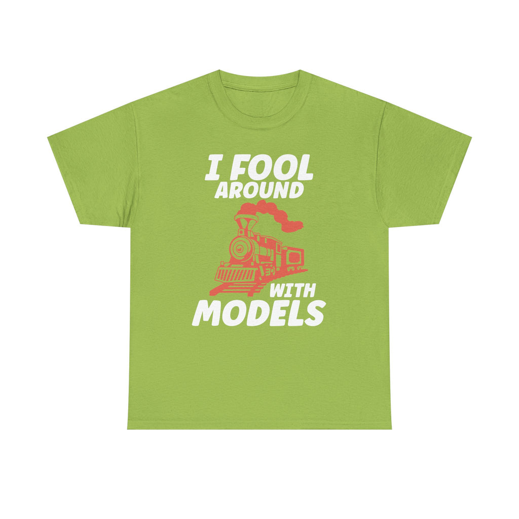 Train Set Model Tee Shirt - Funny T-Shirt Gift For Train Model Enthusiasts - Gift For Dad Grandad Into Trains