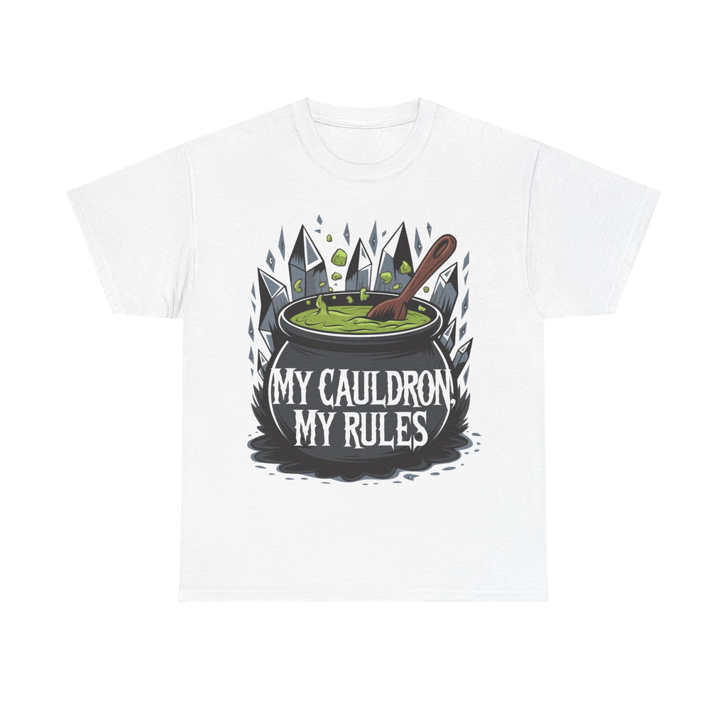 Funny Witch T-Shirt - My Cauldron My Rules - Wicken t Shirt - Gift Tee For Witches NEW
