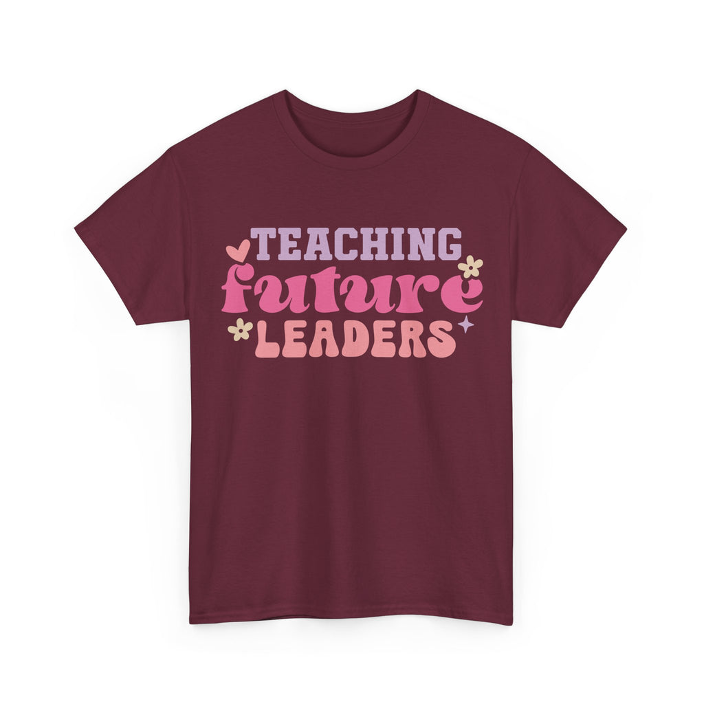 T-Shirt - Teaching Future Leaders - Tee Shirt Gift For Teachers Primary and Secondary - NEW