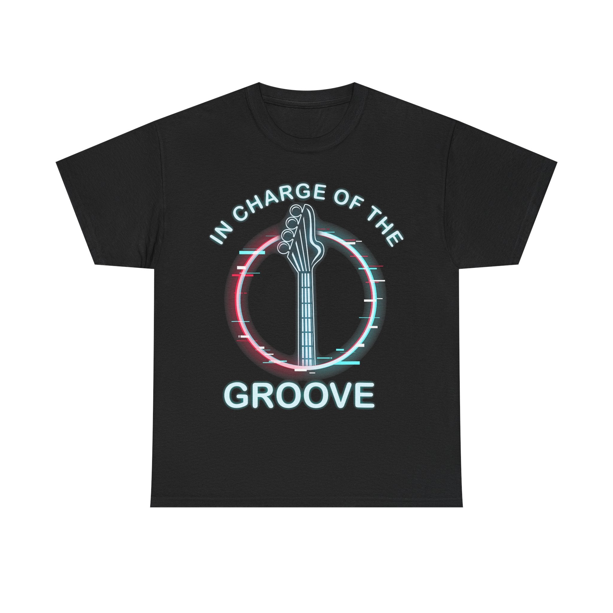 Bass Guitar Groove Tee Shirt - I'm in Charge of the Groove - Music T-Shirt Gift For Bassist