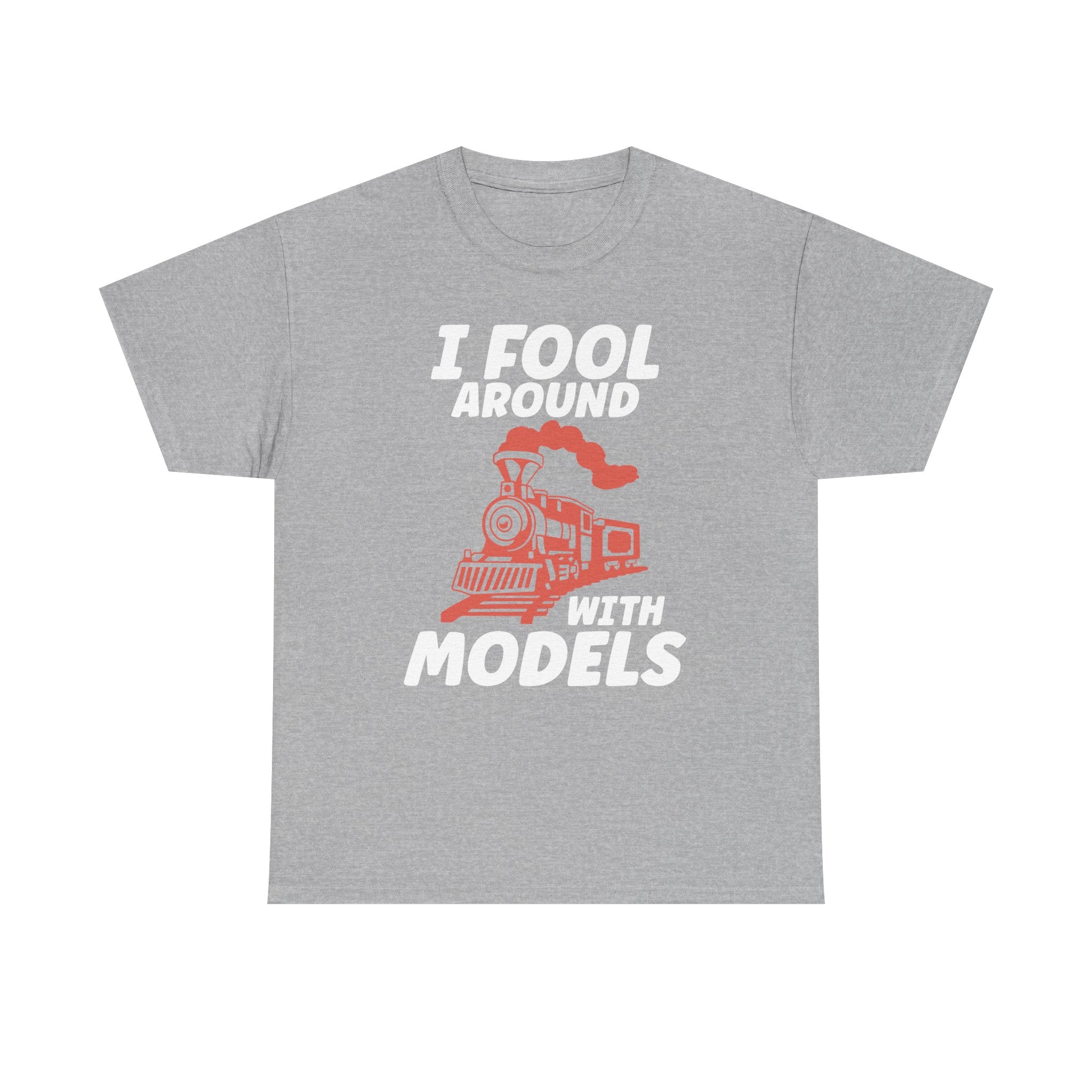 Train Set Model Tee Shirt - Funny T-Shirt Gift For Train Model Enthusiasts - Gift For Dad Grandad Into Trains